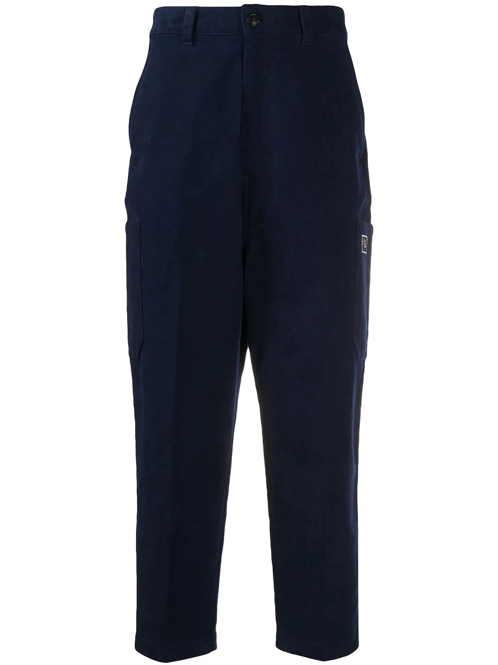 oversized carrot-fit worker trousers - 1