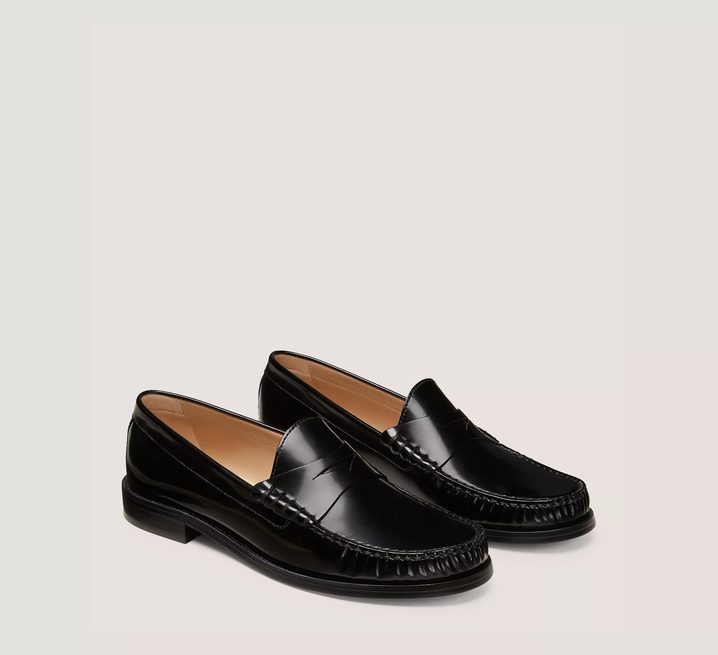 LOULOU STUDIO VANUAIVORYBLACKSTRIPES 関税送料込 Stuart Weitzman LOTTIE LOAFER | REVERSIBLE