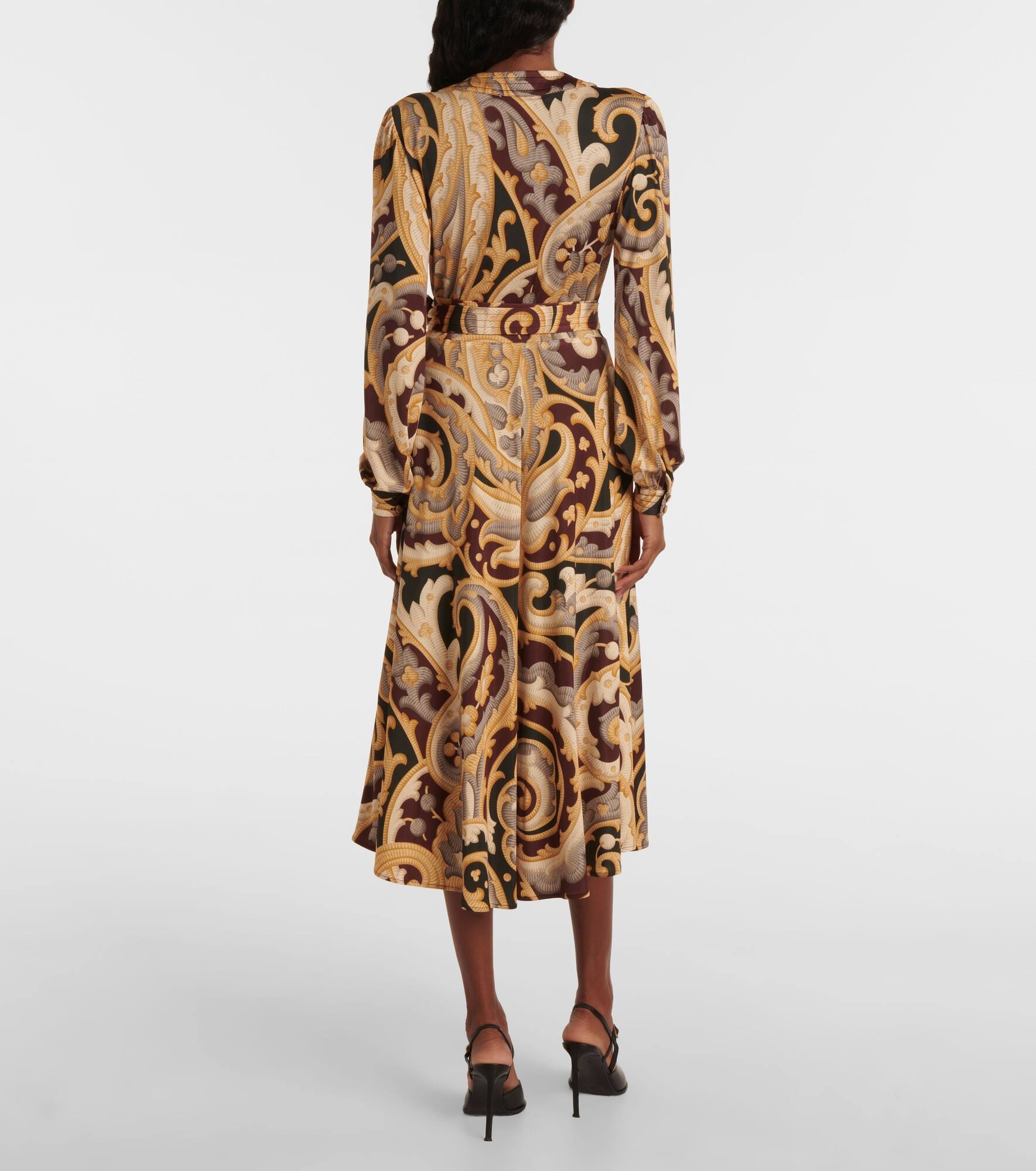 Printed midi dress - 3