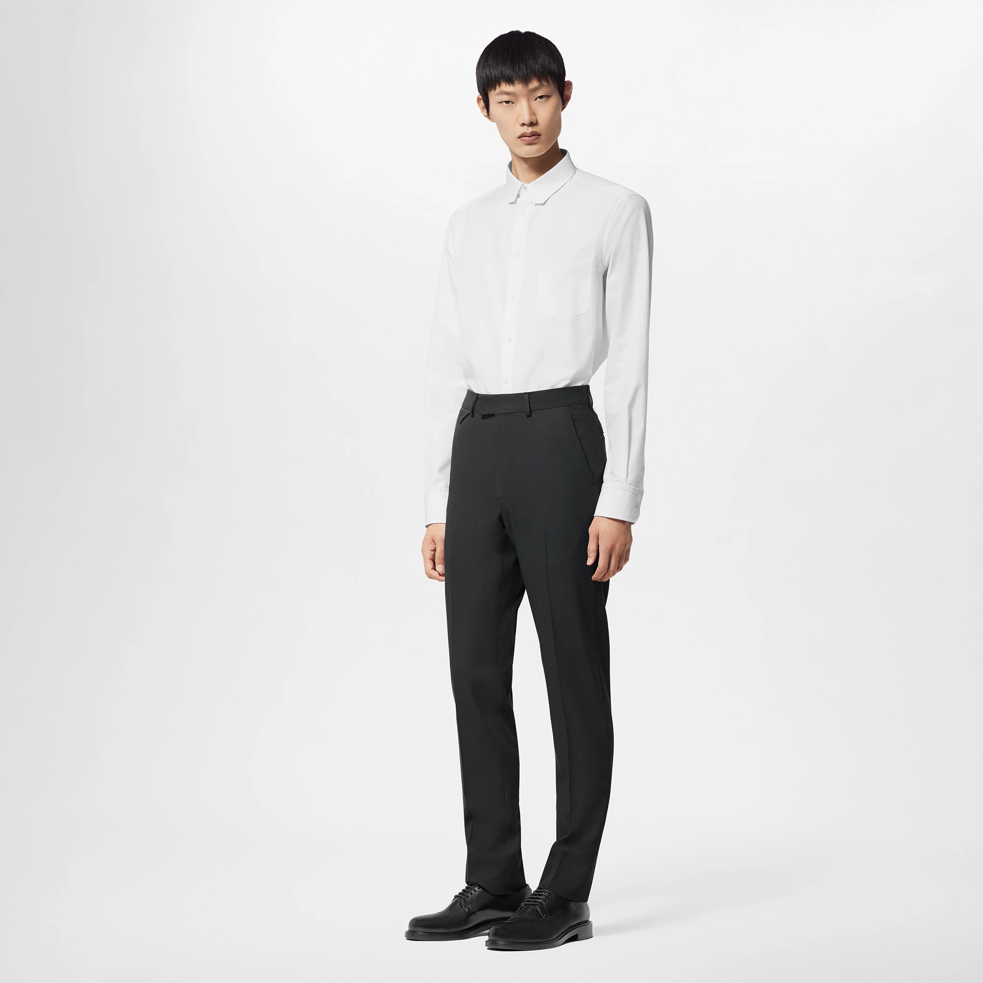 Embroidered Long-Sleeved Cotton Shirt - 5
