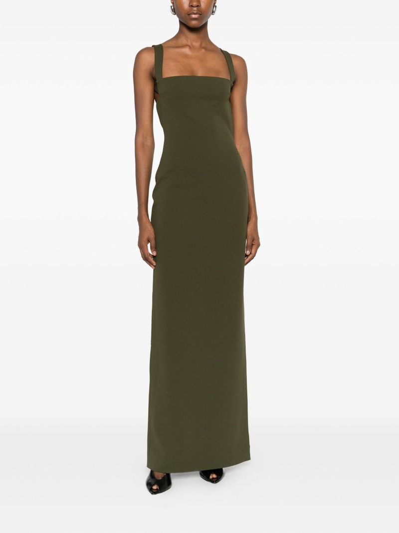 SOLACE LONDON square-neck dress outlook
