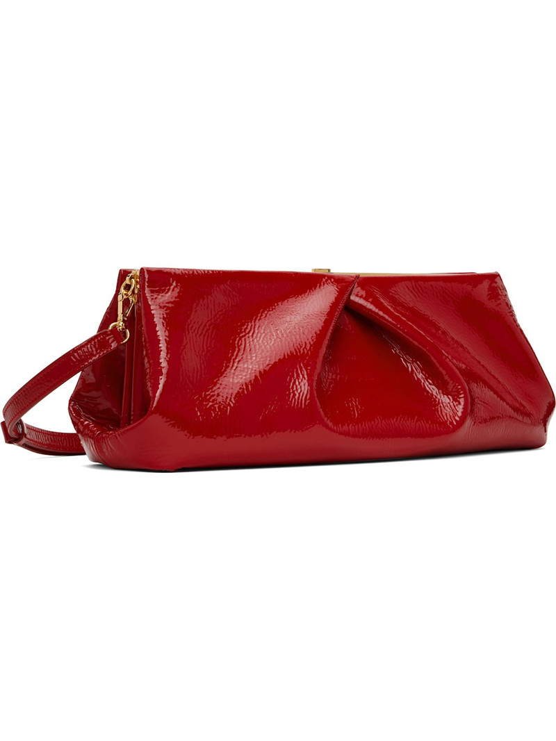 Dries Van Noten Red Patent Leather Clutch outlook