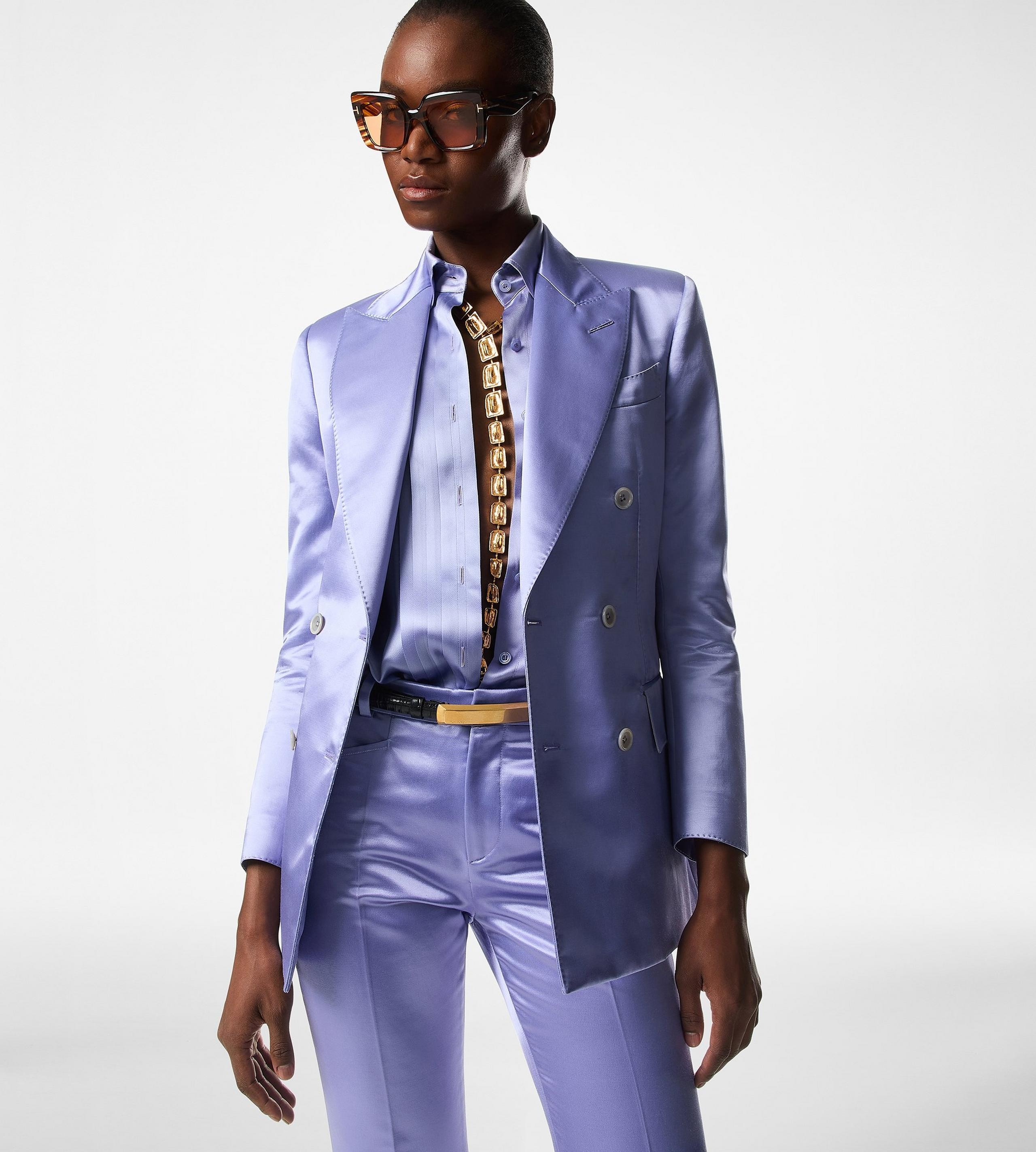 LUSTROUS  "WALLIS" DOUBLE BREASTED JACKET - 2
