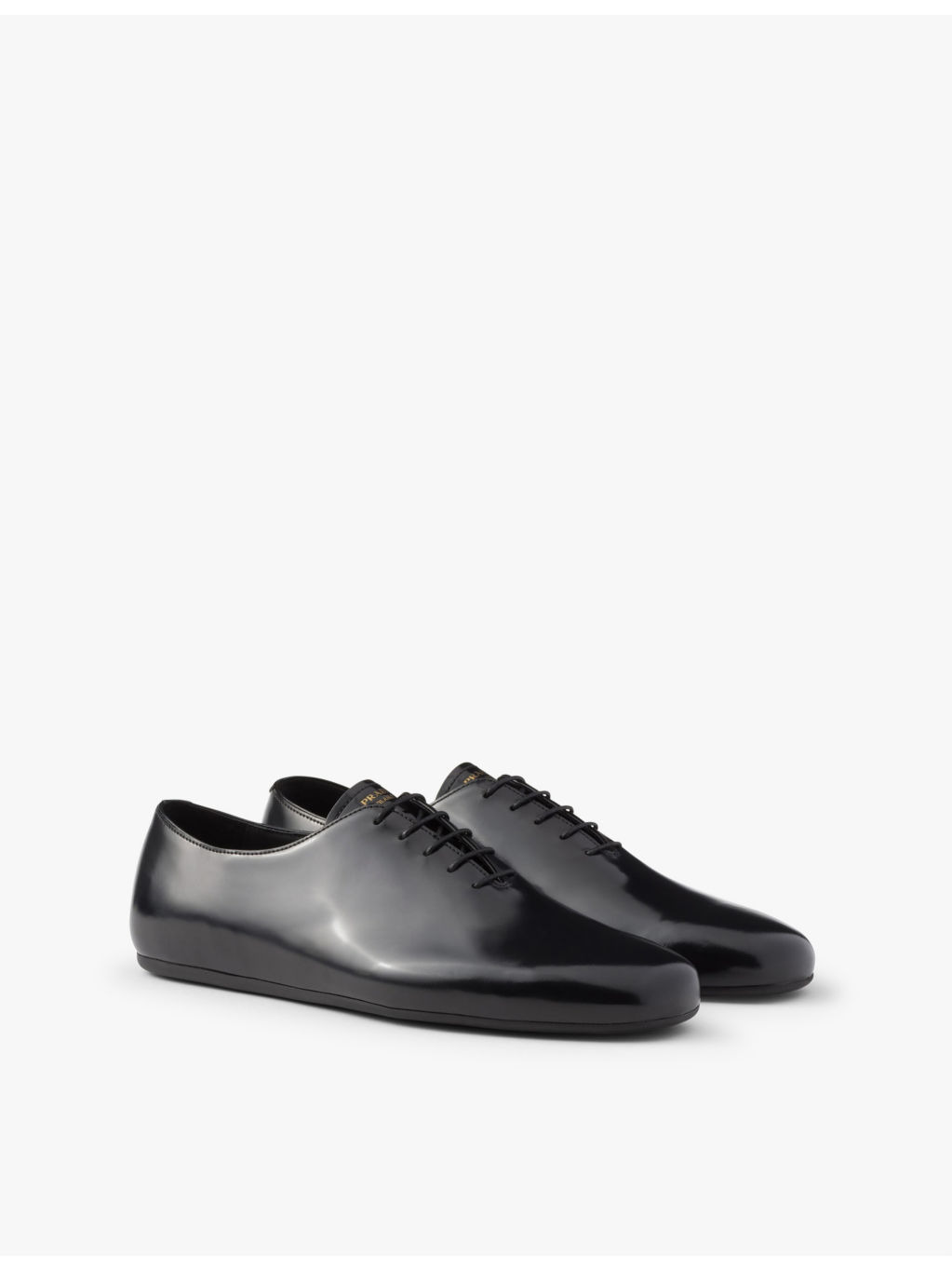 Branded brushed leather brogues - 3