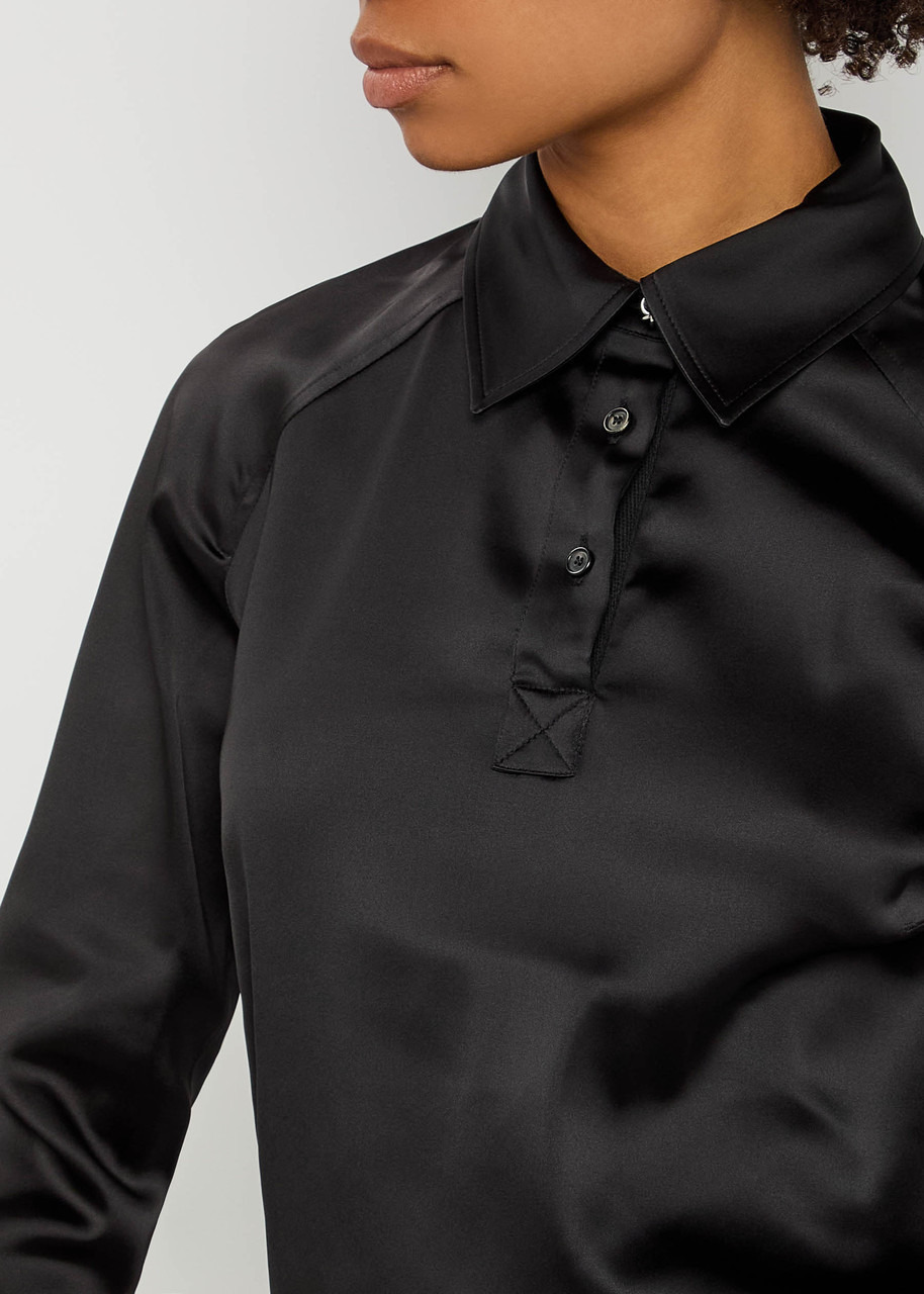 JW Anderson Stretch-satin Polo top - 5