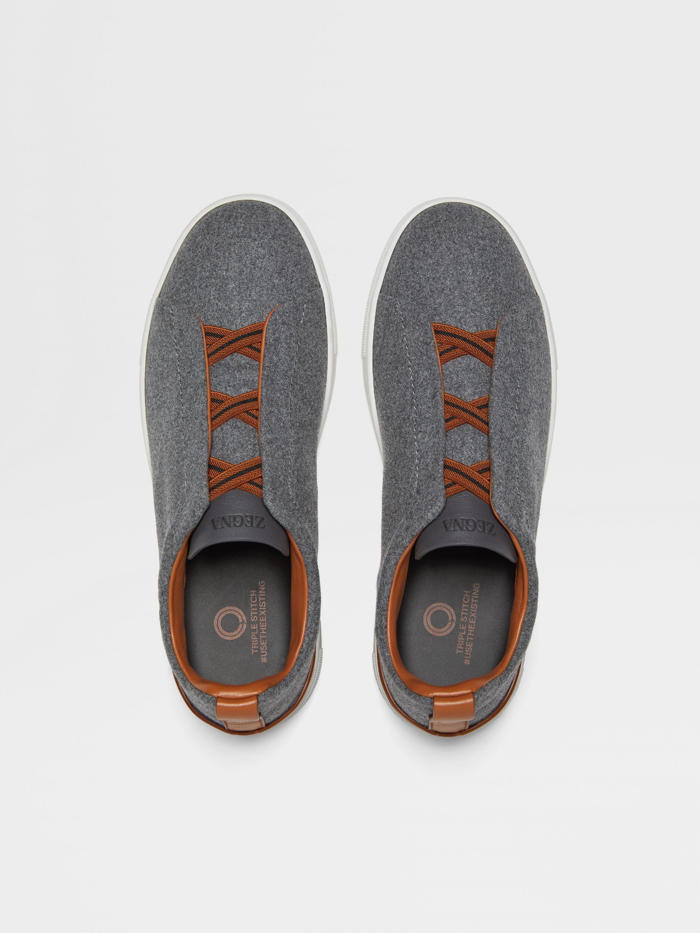 GREY #USETHEEXISTING™ TRIPLE STITCH™ SNEAKERS - 3