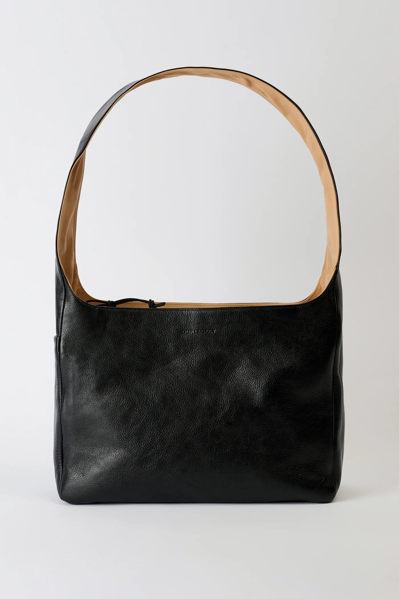 Grande Brick Bag Deep Black Leather - 1