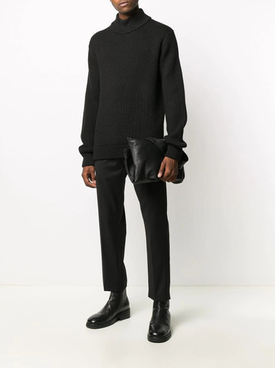 Haider Ackermann chunky-knit crew neck jumper  outlook