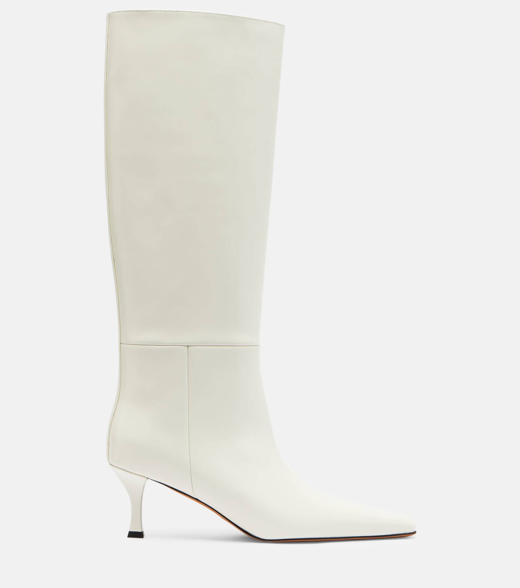 Leather knee-high boots - 4