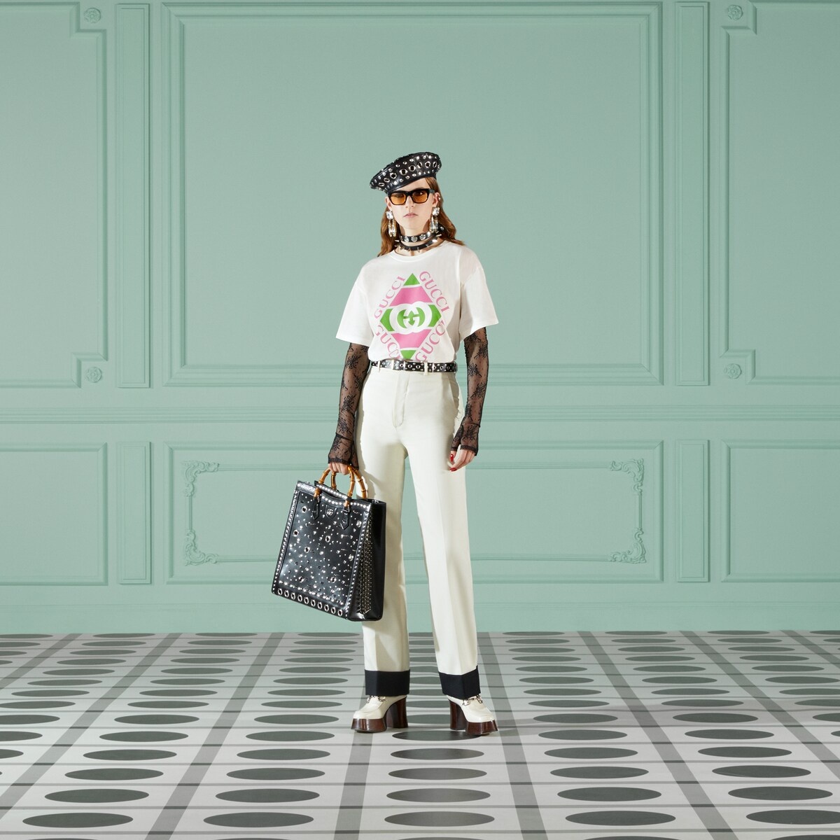 Gucci vintage logo print T-shirt - 2