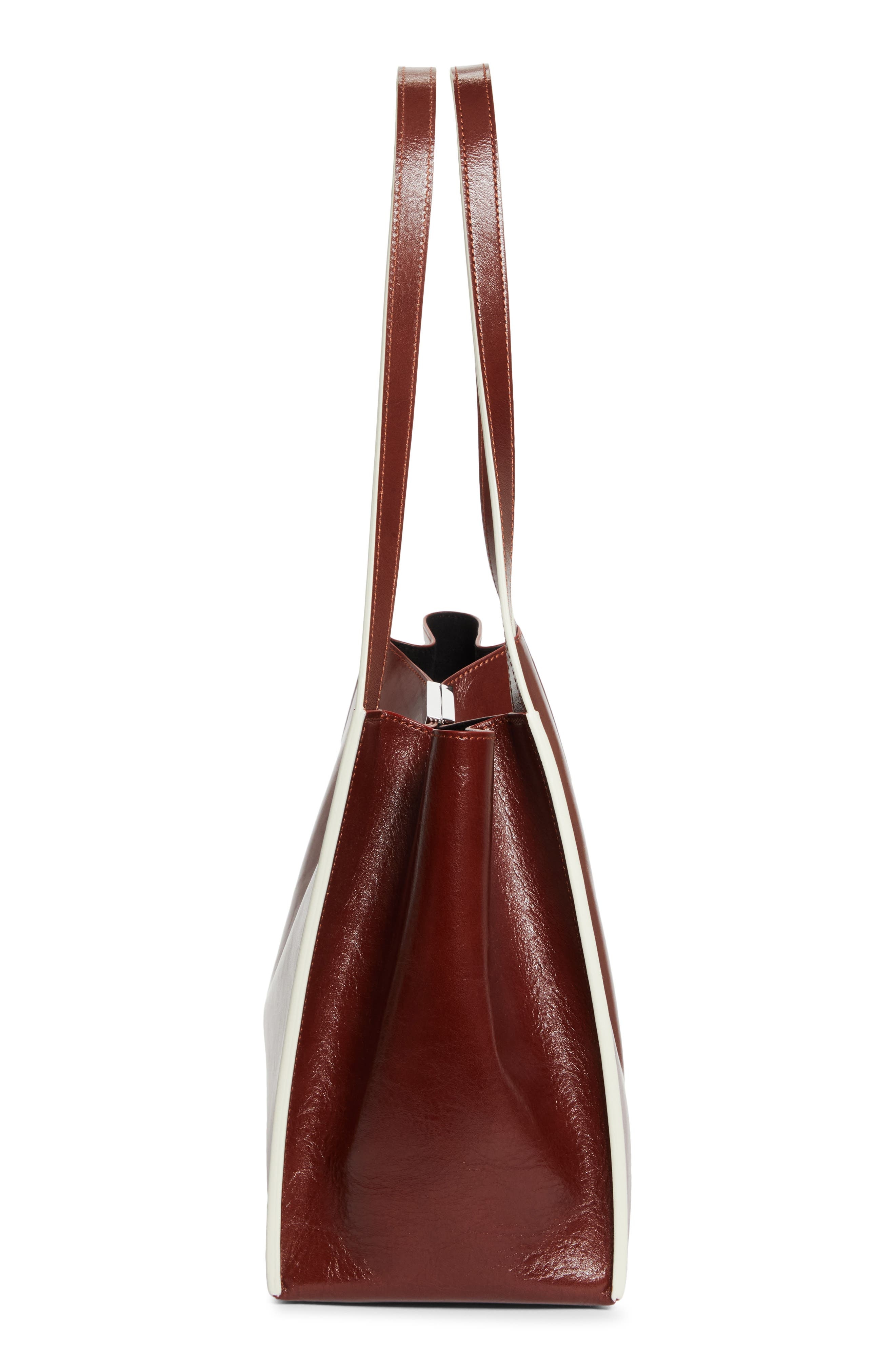 Marni Small East/West Leather Tote in 627 - 6