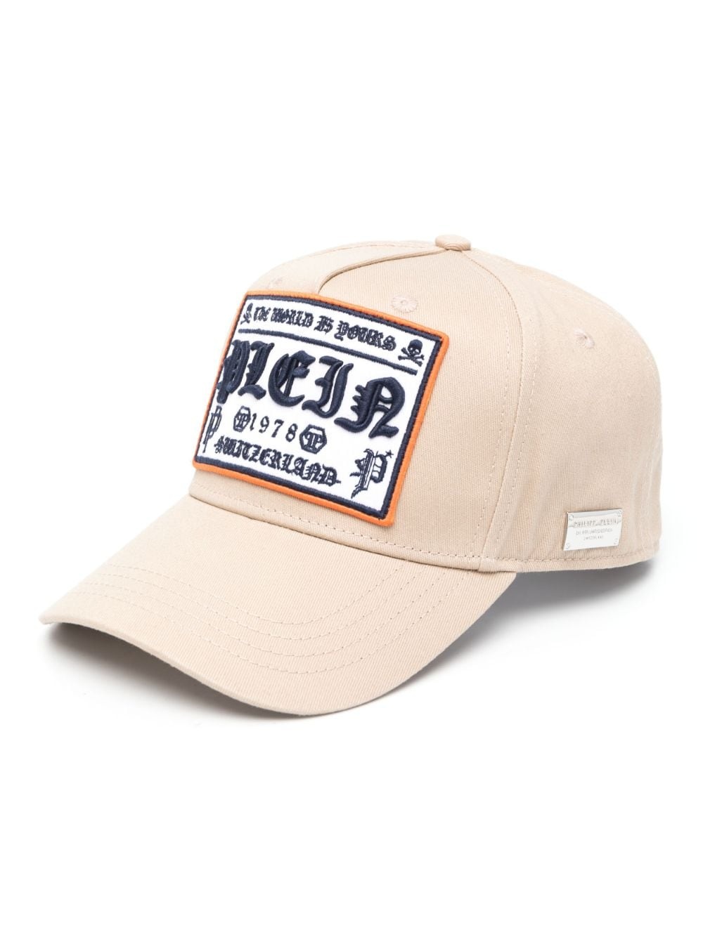 logo-patch baseball cap - 1