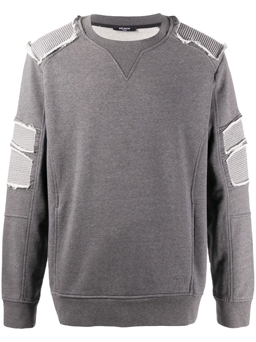 distressed-effect sweatshirt - 1