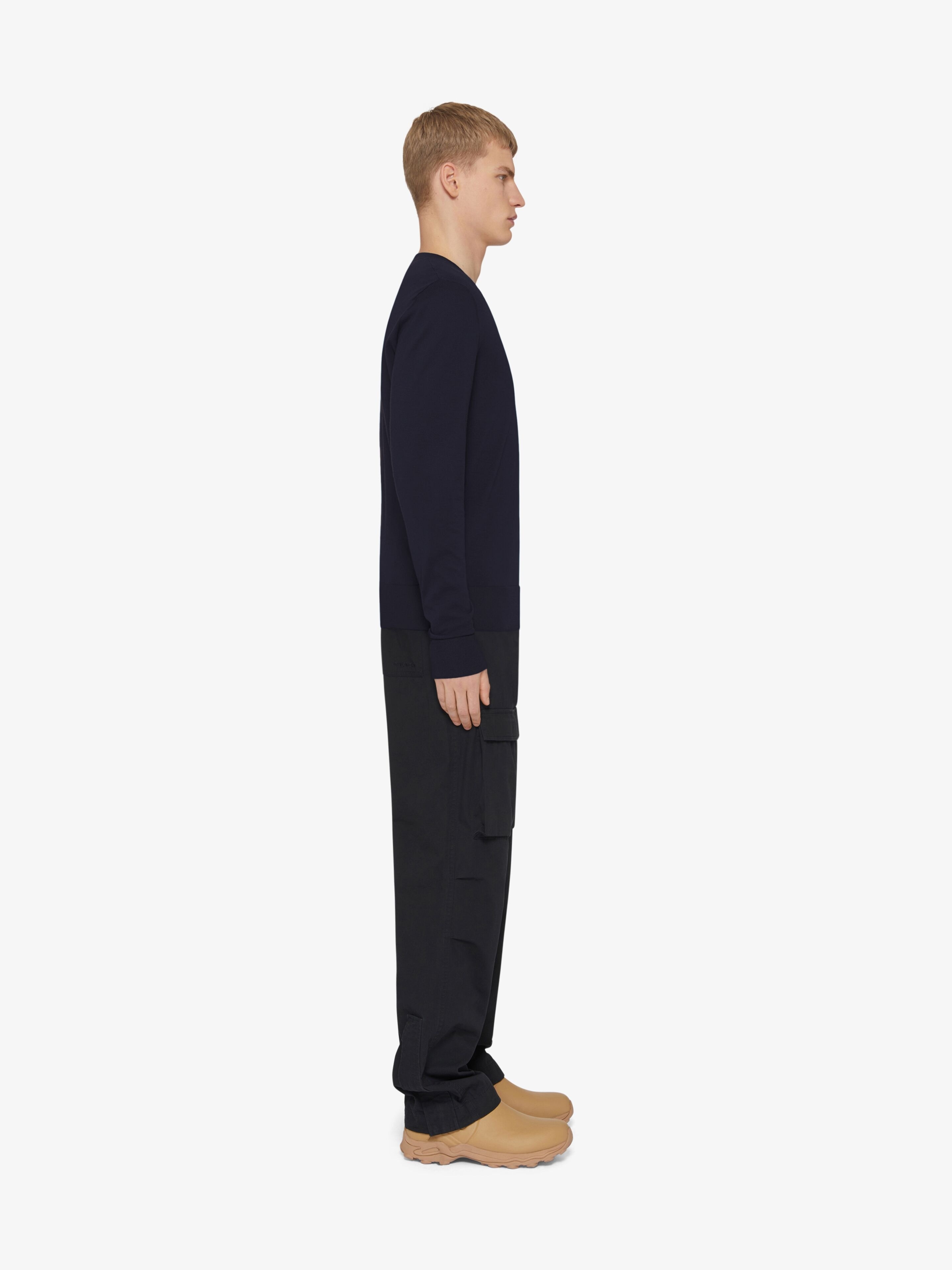 SWEATER IN COTTON AND SILK - 3