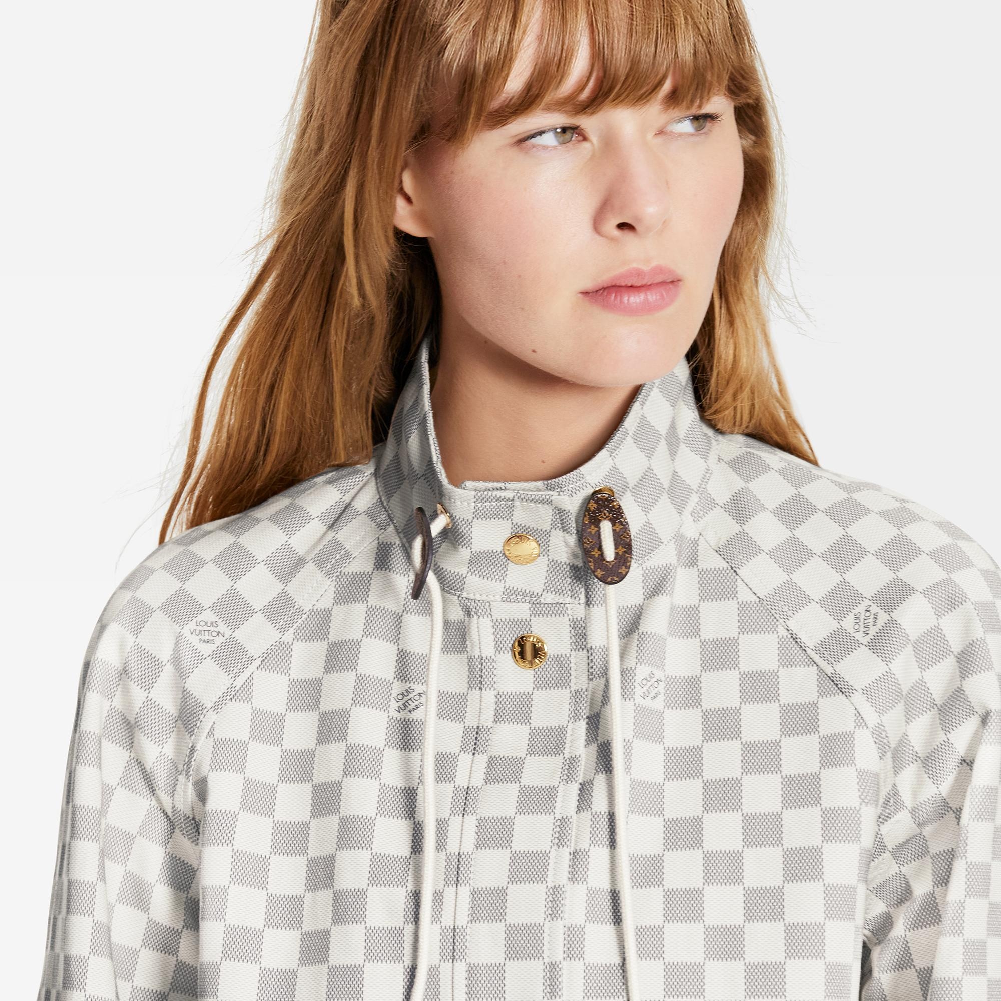 Damier Azur A-Line Coat - 3