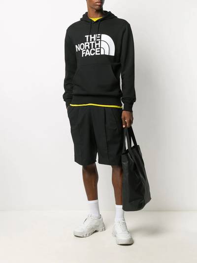 The North Face logo print drawstring hoodie outlook