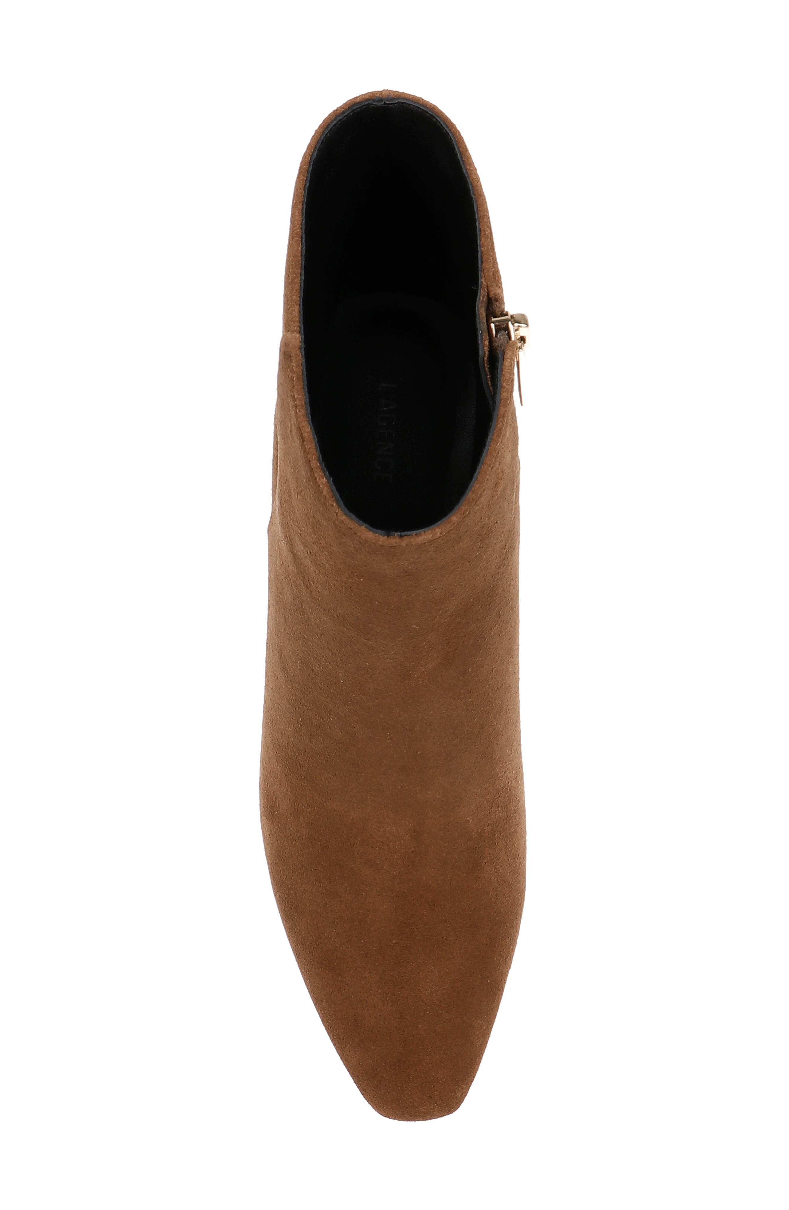 L'AGENCE Melanie Bootie in Caramel Suede at Nordstrom - 5