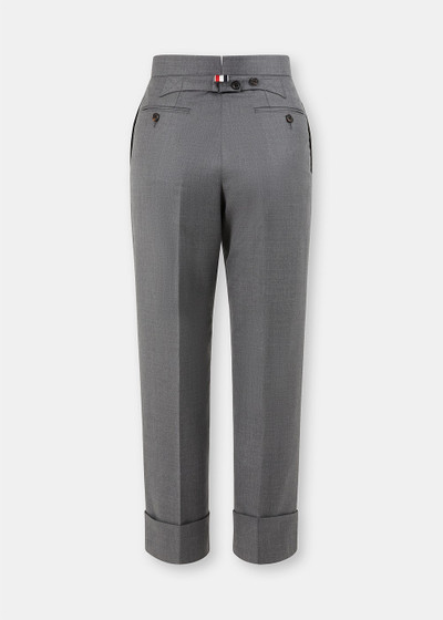 Thom Browne Medium Grey Trouser With Backstrap outlook