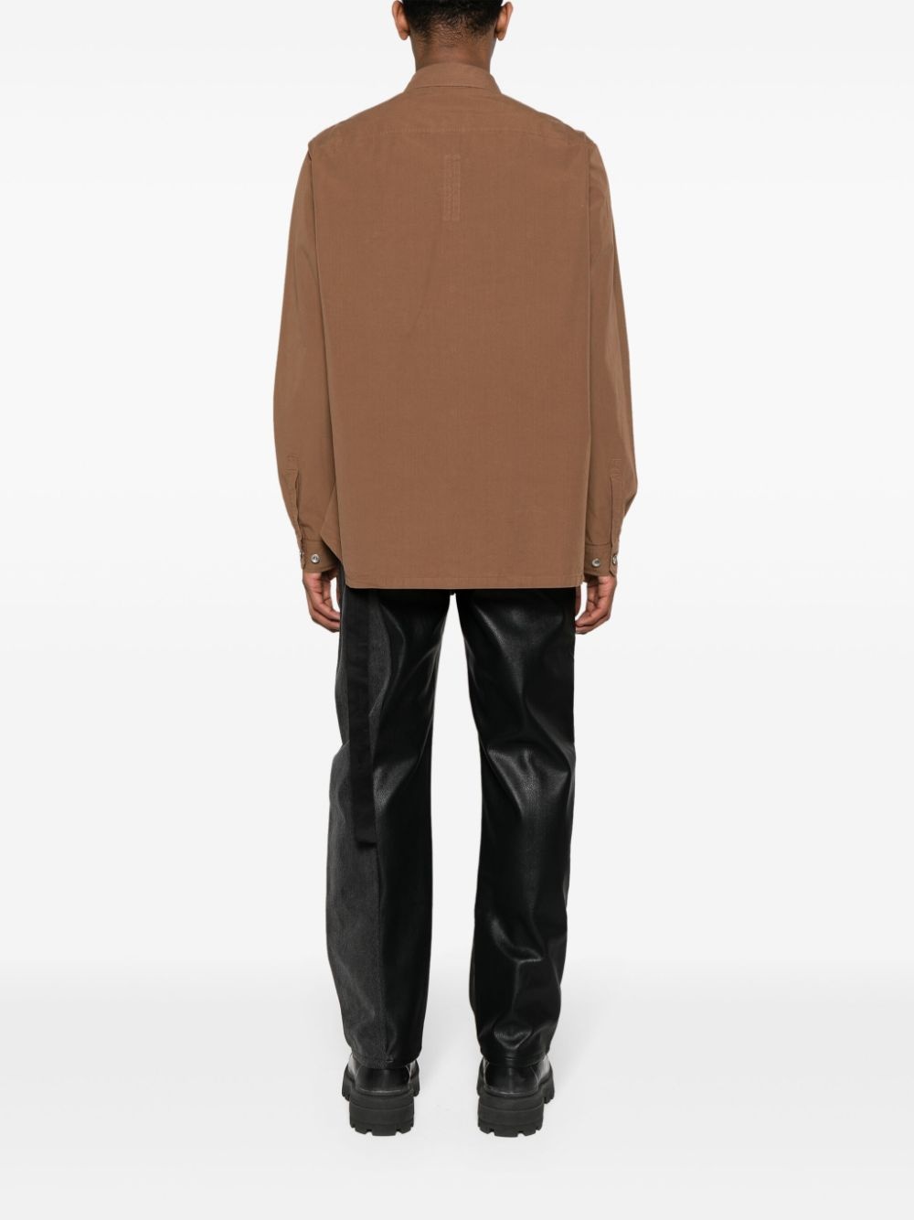button-up cotton shirt - 4