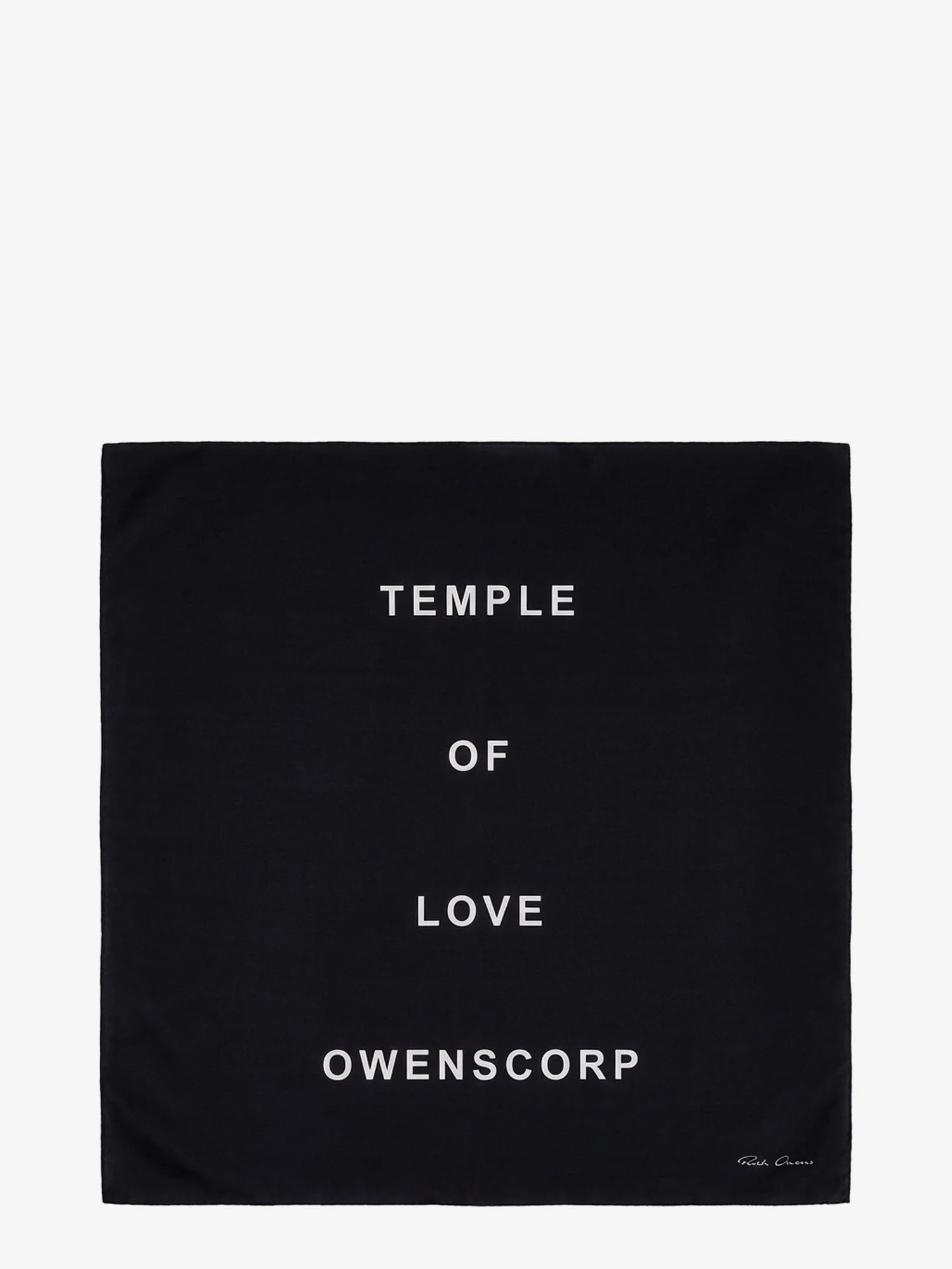 Rick Owens Modal And Silk Blend Scarf - 1