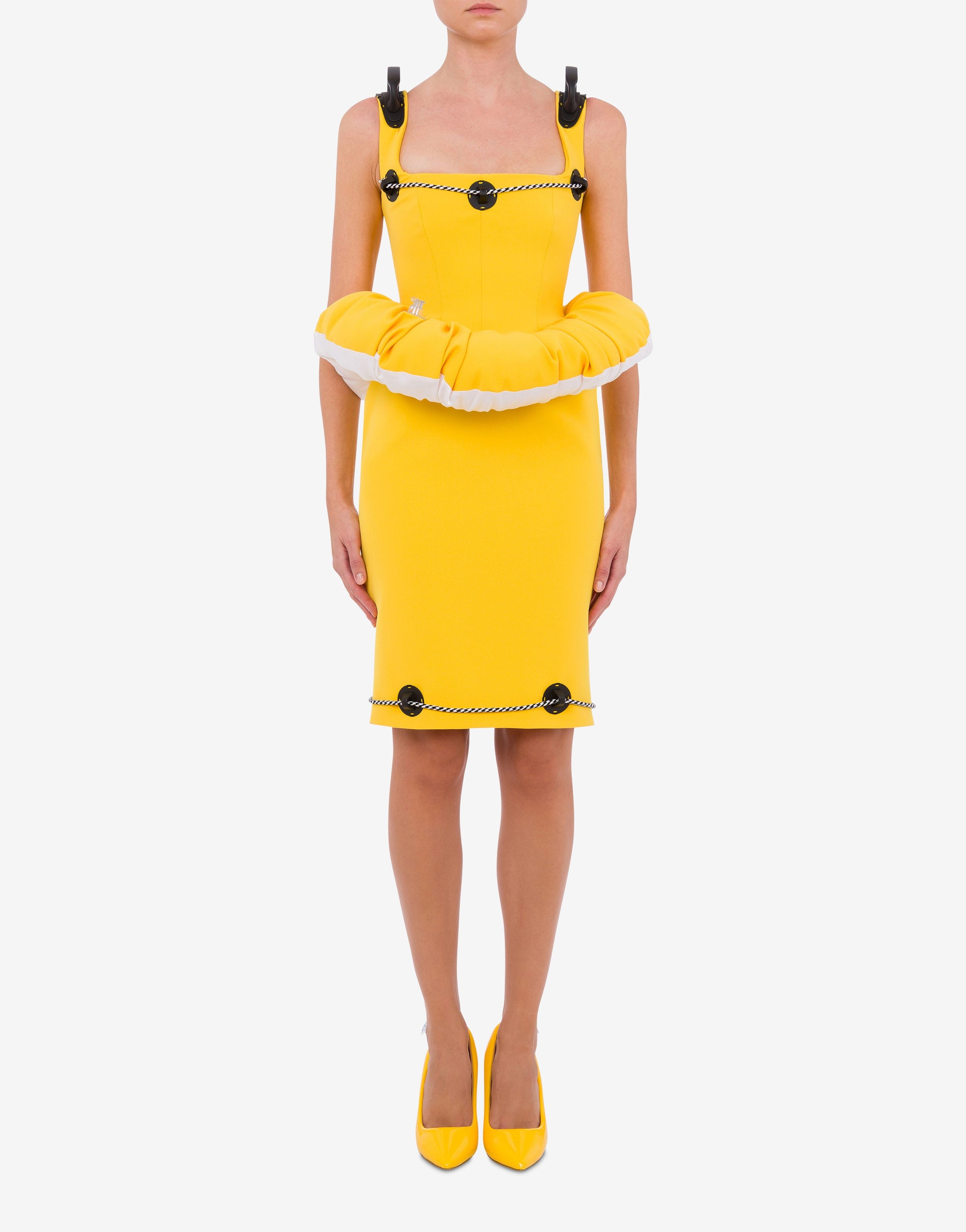 NAUTICAL DETAILS CRÊPE DRESS - 2