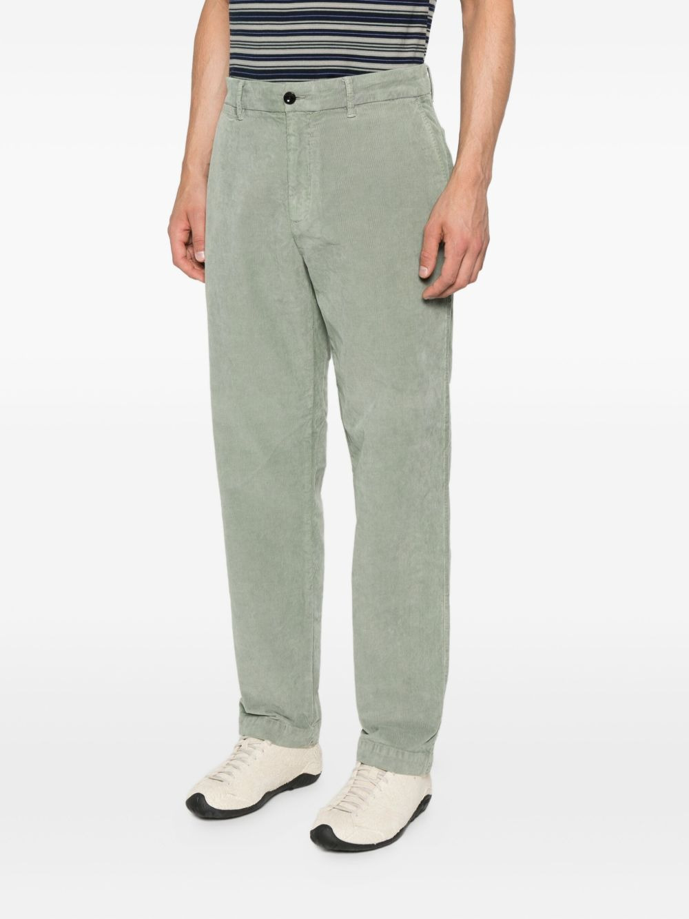 corduroy loose chino trousers - 3