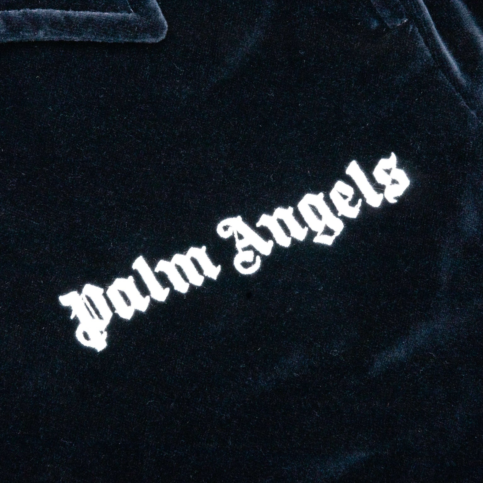 PALM ANGELS SUNDAY BASEBALL JACKET - INDIGO/OFF WHITE - 3