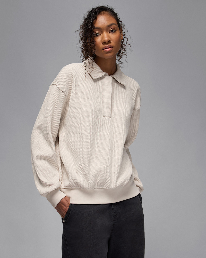 Jordan Flight Women's Long-Sleeve Waffle Top 1