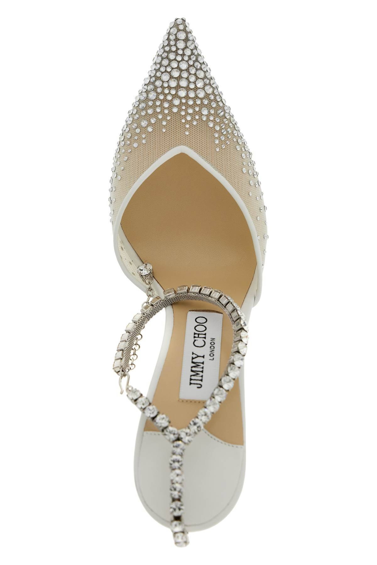 Jimmy Choo Saeda 100 Pumps With Crystals - 3