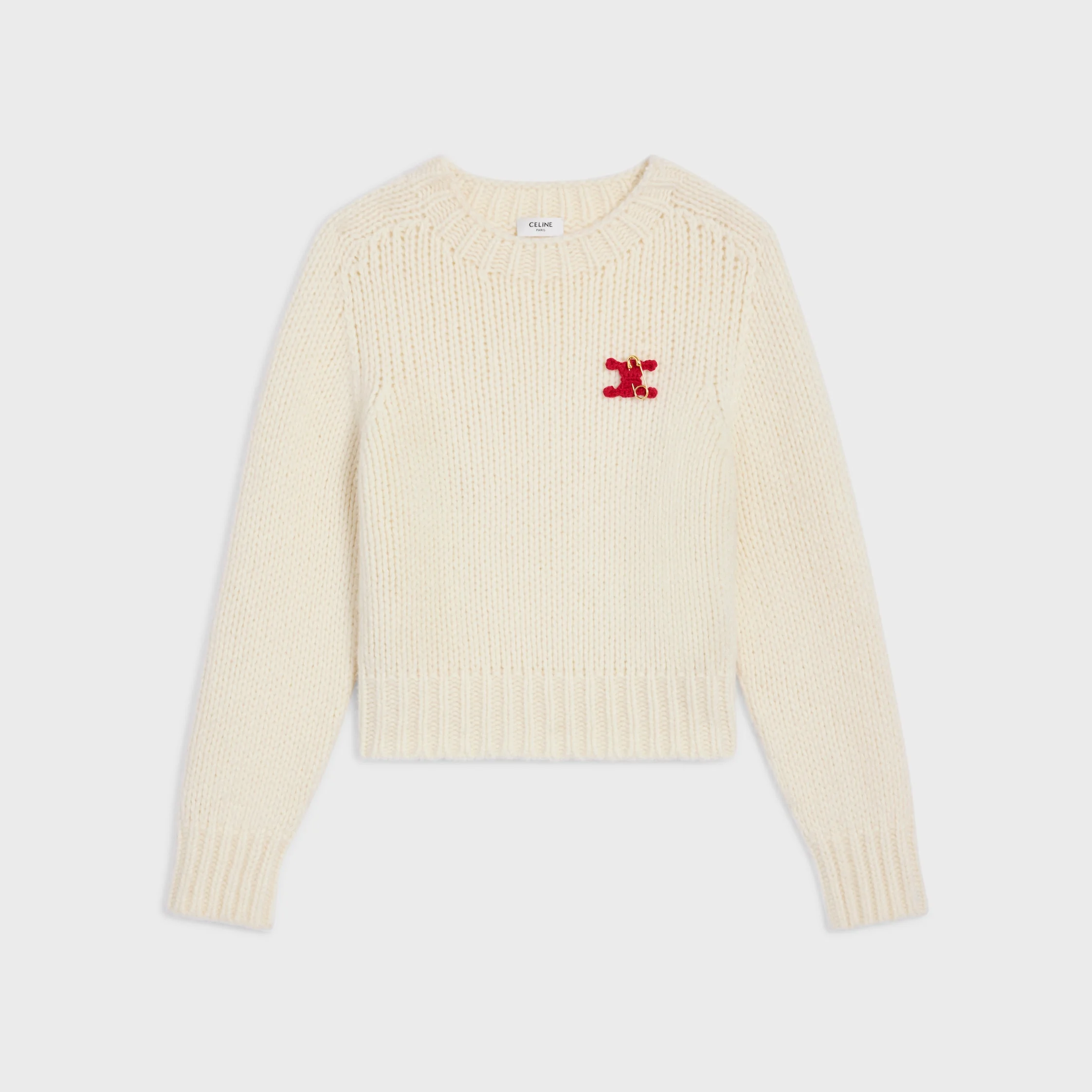 crewneck sweater IN cashmere and silk - 1