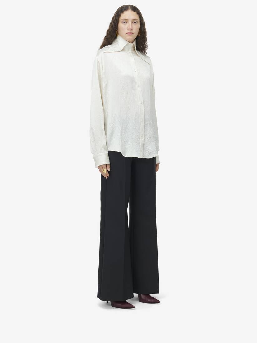 Exaggerated Collar Shirt - 4