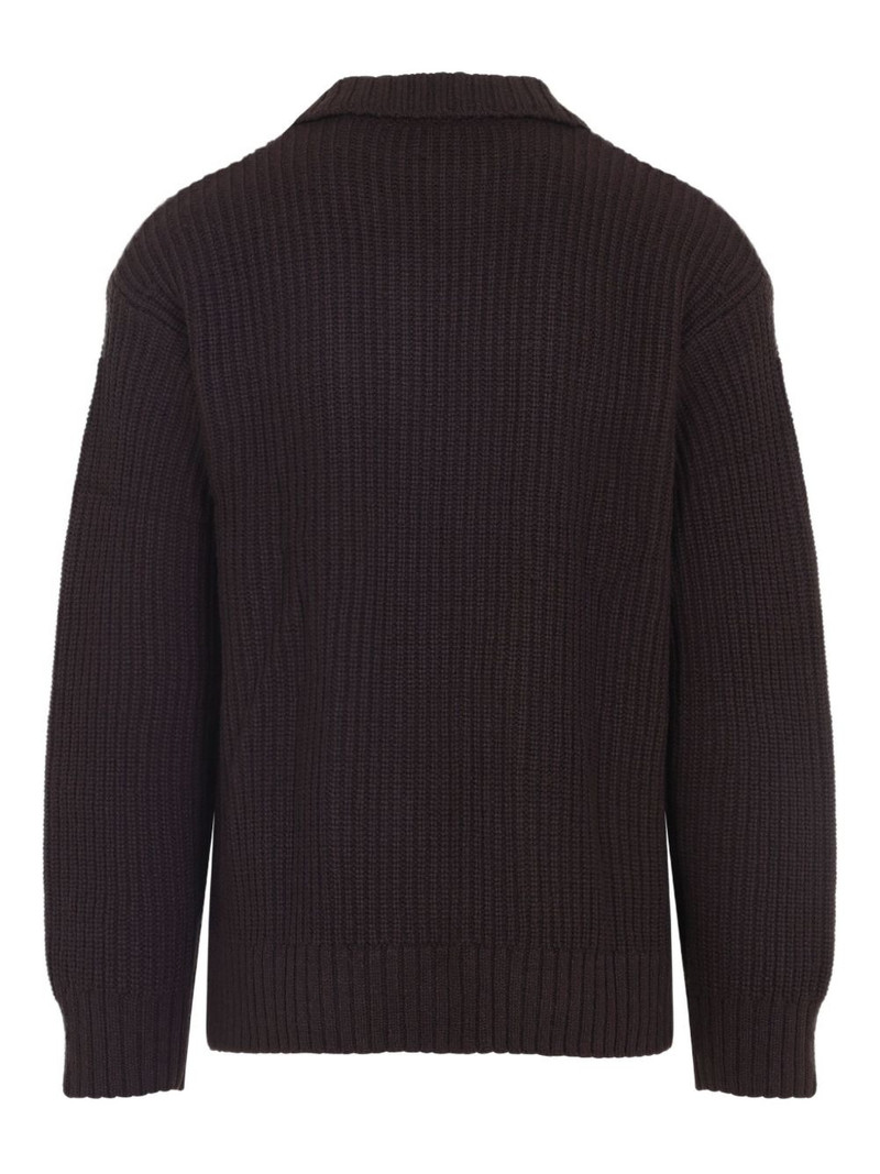 Carhartt ribbed zip-up cardigan outlook