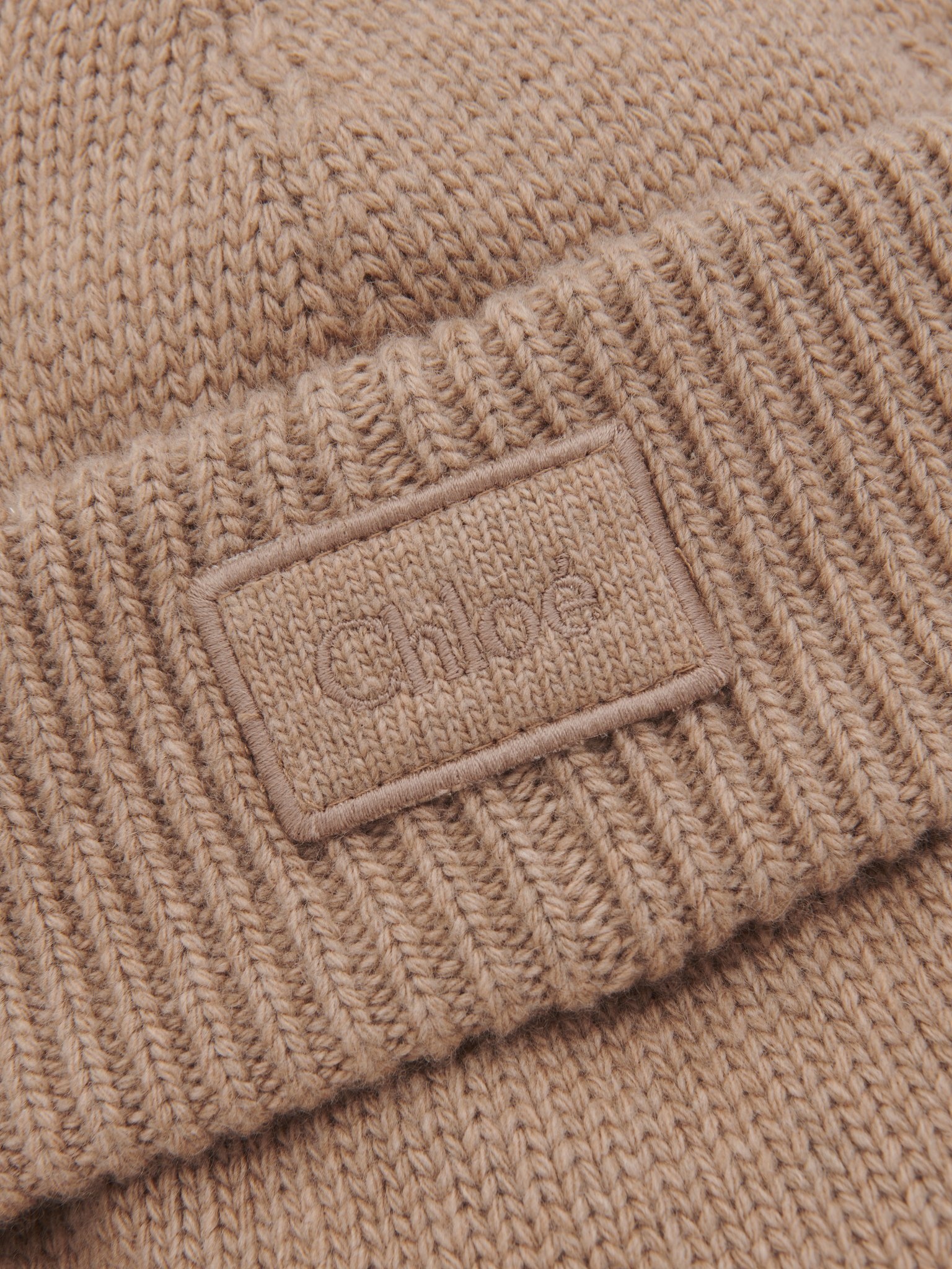 THE CHLOÉ SIGNATURE KNIT BALACLAVA IN WOOL & CASHMERE - 3
