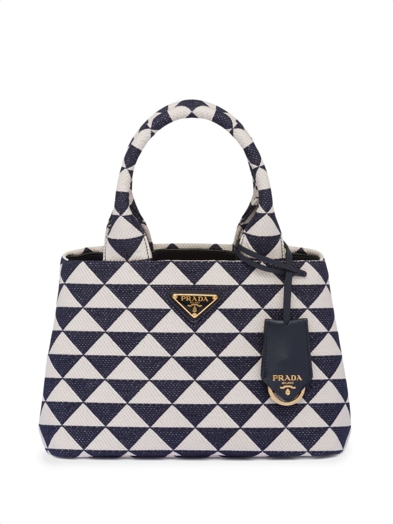 Prada Prada Symbole printed nylon tote bag REVERSIBLE