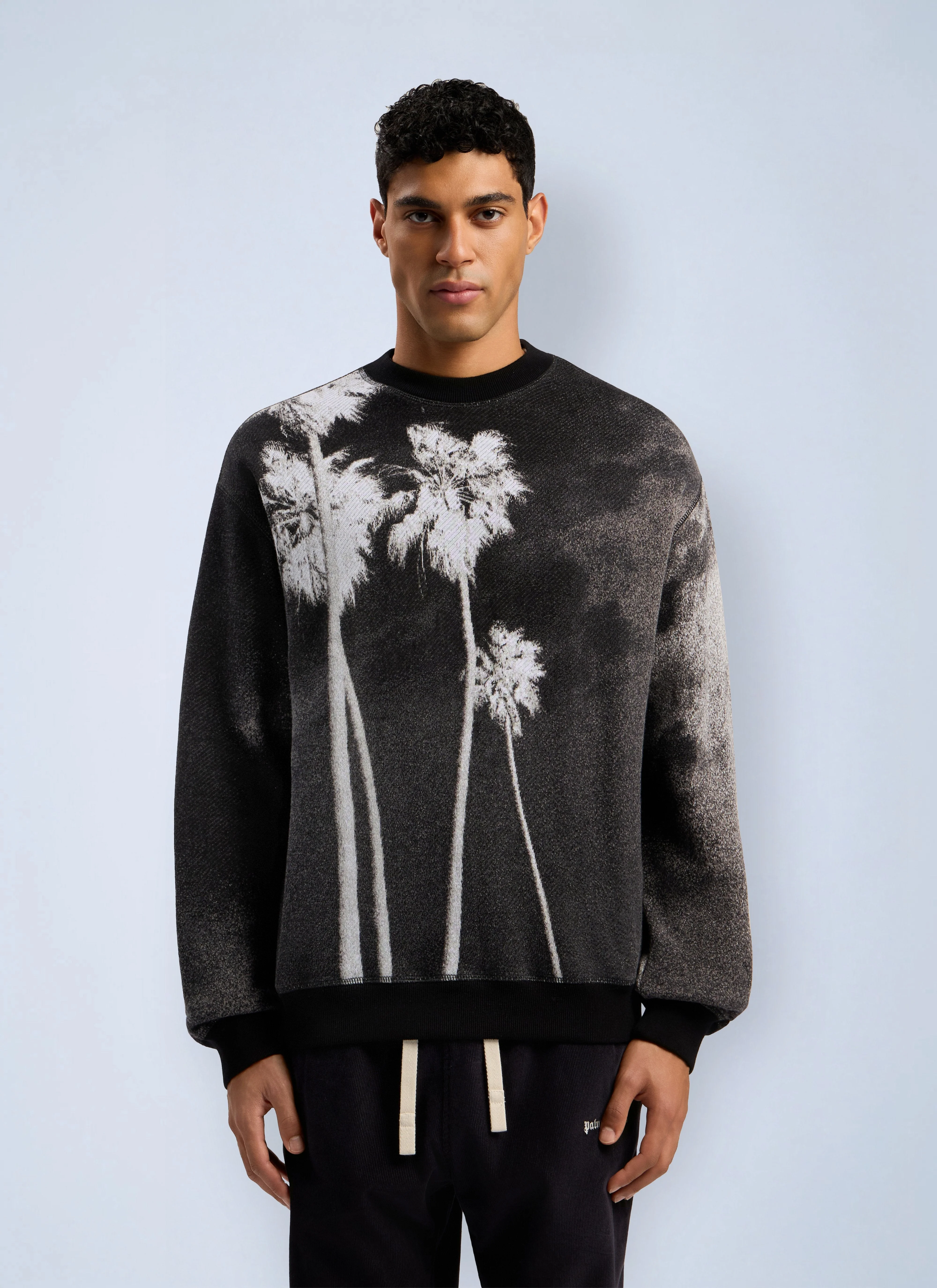 Palm Angels Men Decoding Palm Culture Sweater - 1