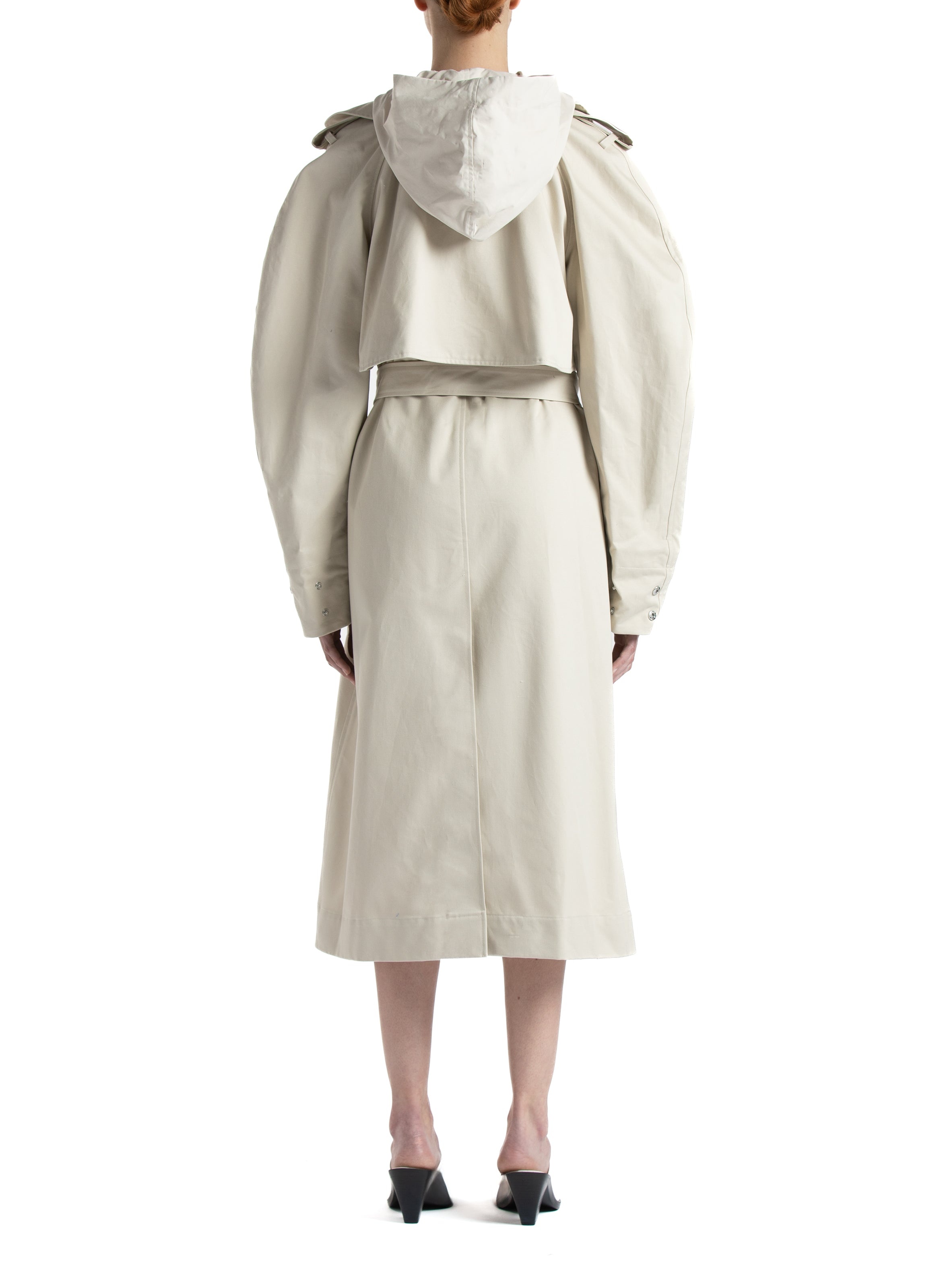 Pocket Trench Coat Gabardine - 4