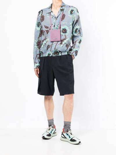 Paul Smith floral-print elasticated-hem shirt outlook