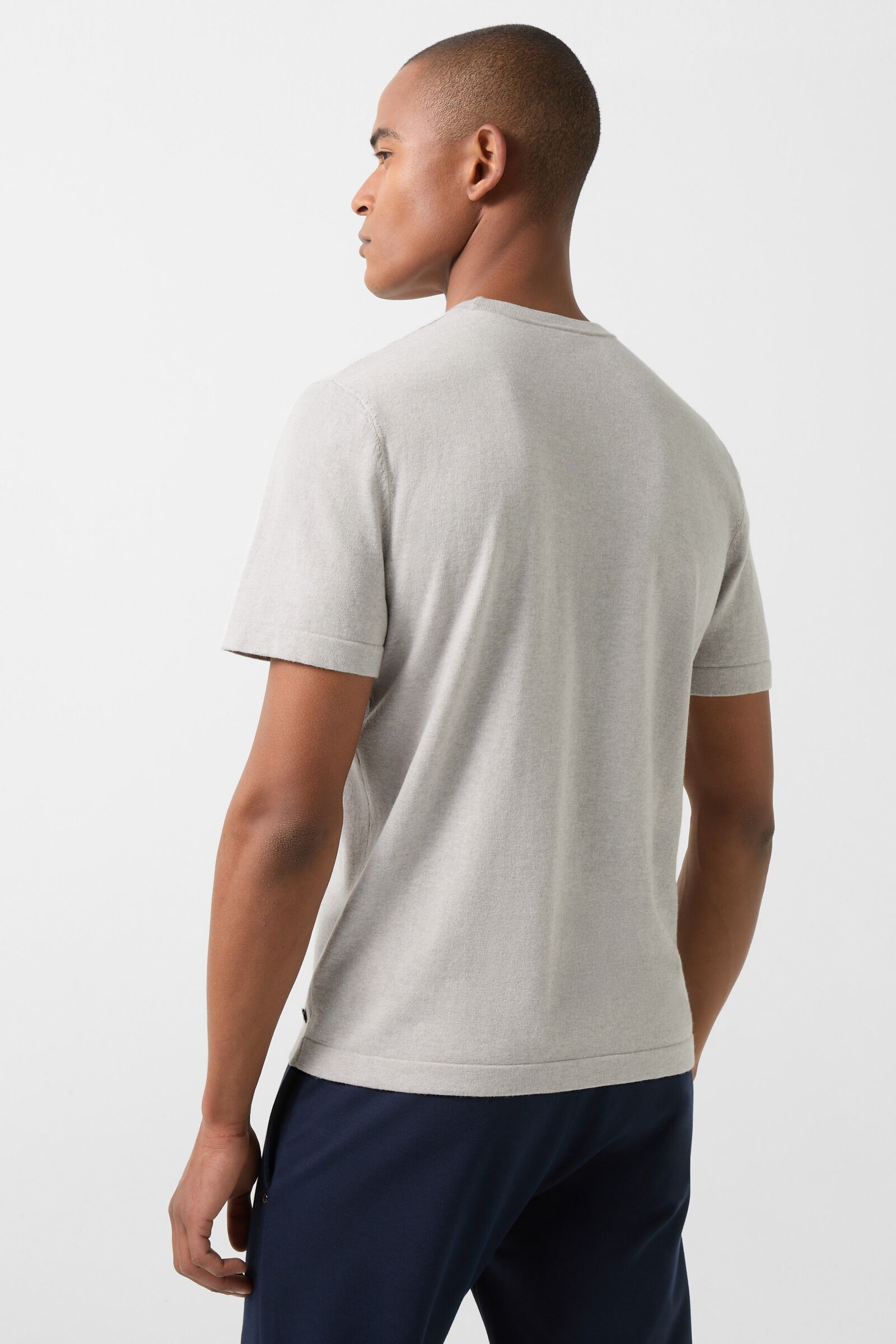 Lenzo Knitted top in Light gray - 3