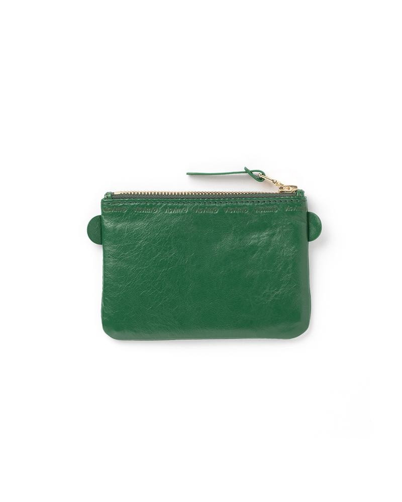 visvim LEATHER ESSENTIALS CASE GREEN outlook