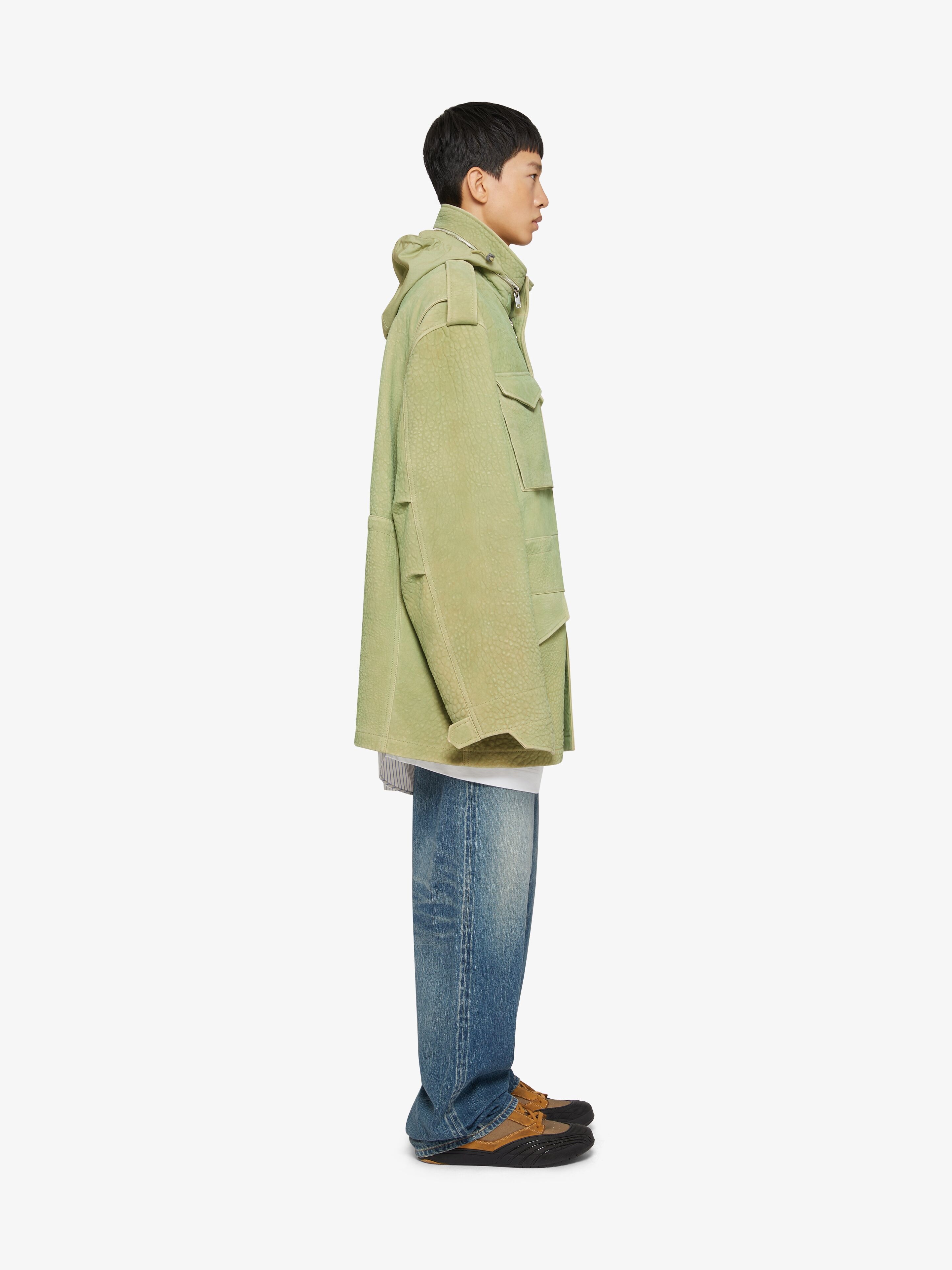 PARKA IN LEATHER - 3