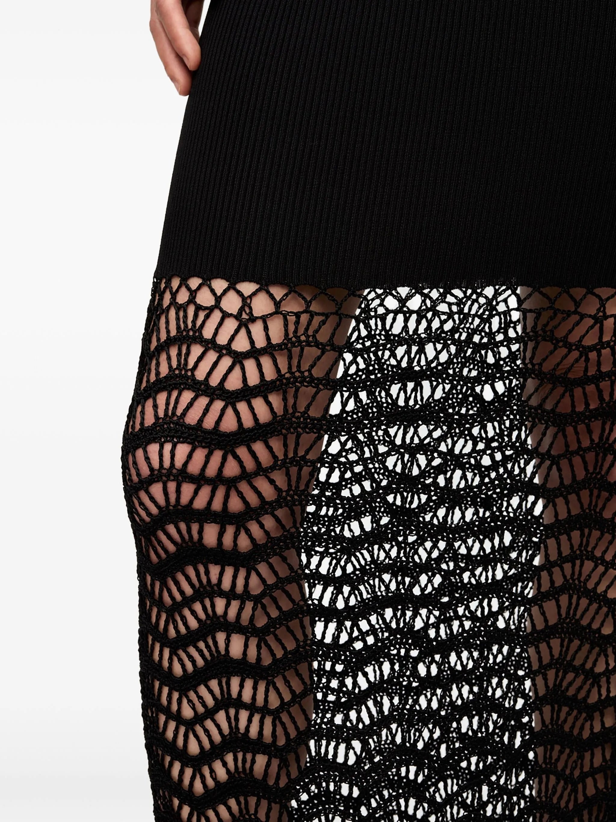Macramé-detailing Maxi Skirt - 4
