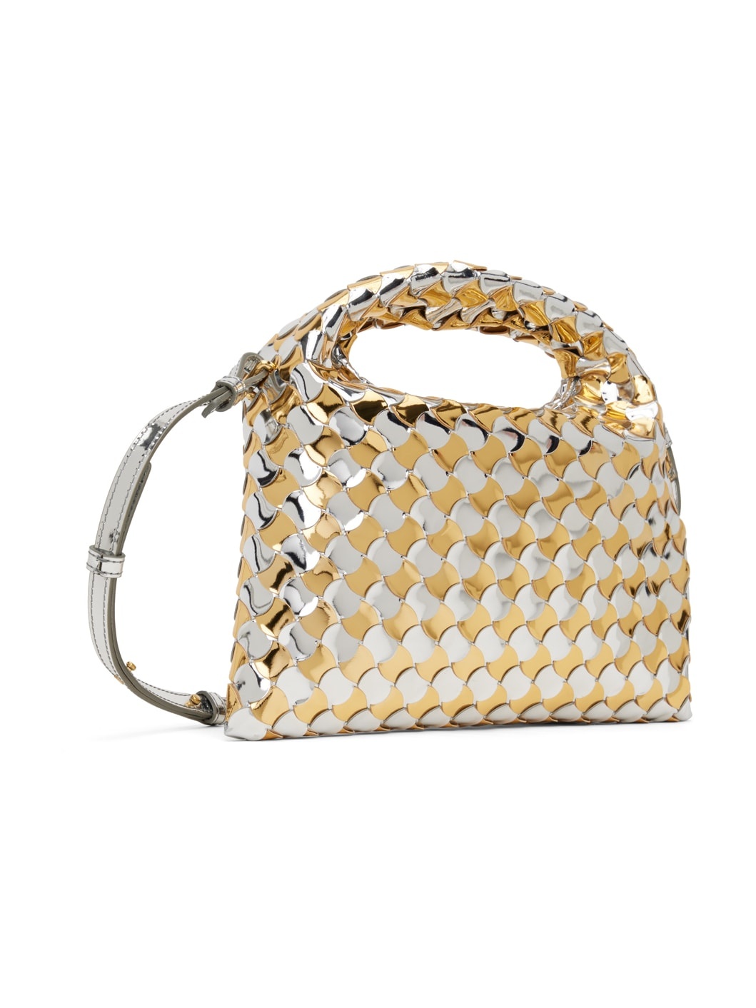 Silver & Gold Mini Hop Bag - 3