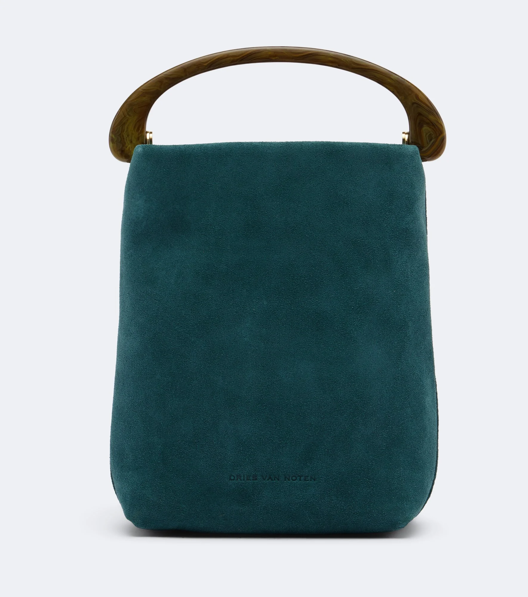 Crisp Mini suede top-handle bag - 1