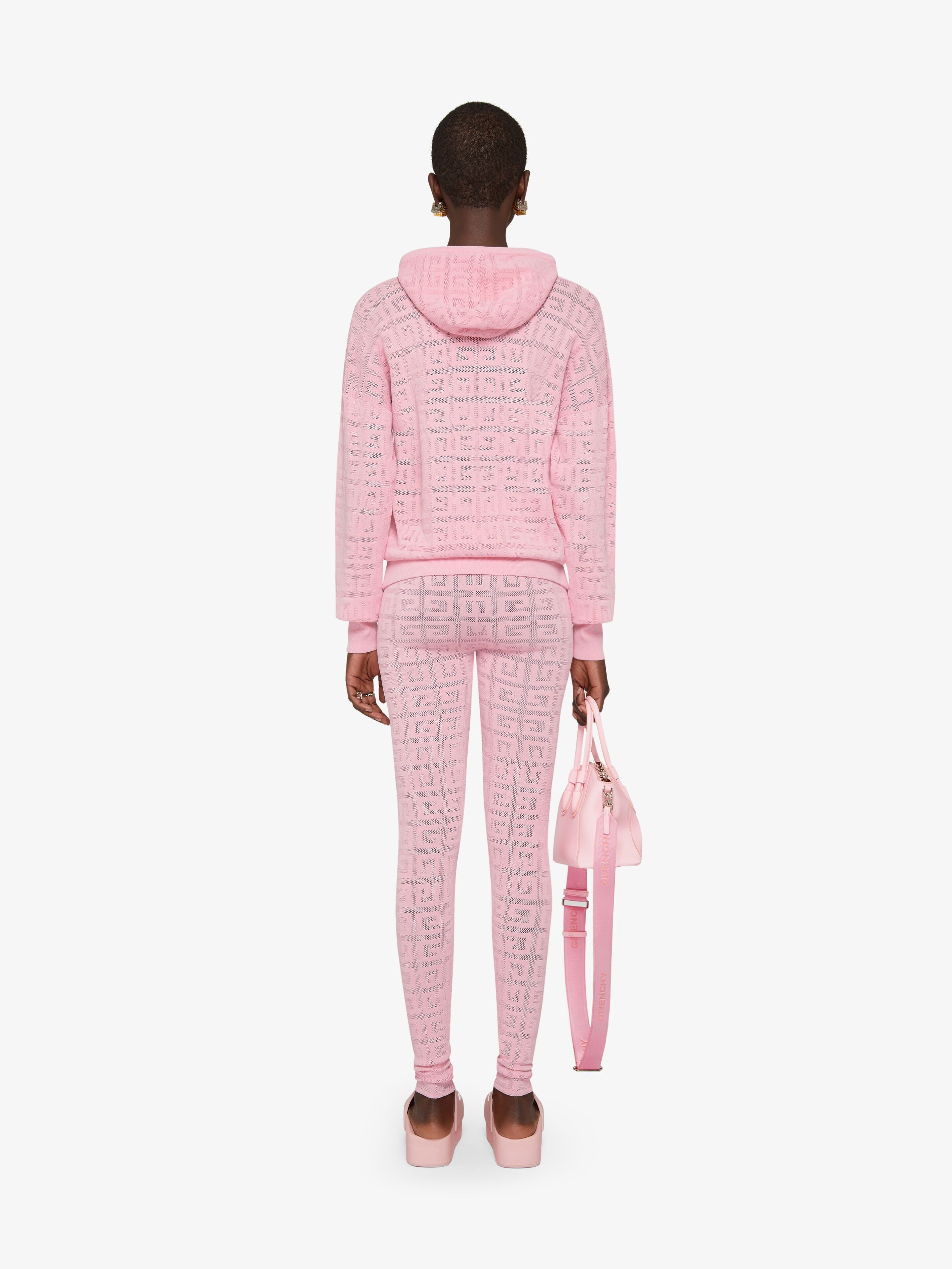 HOODED SWEATER IN 4G JACQUARD - 4