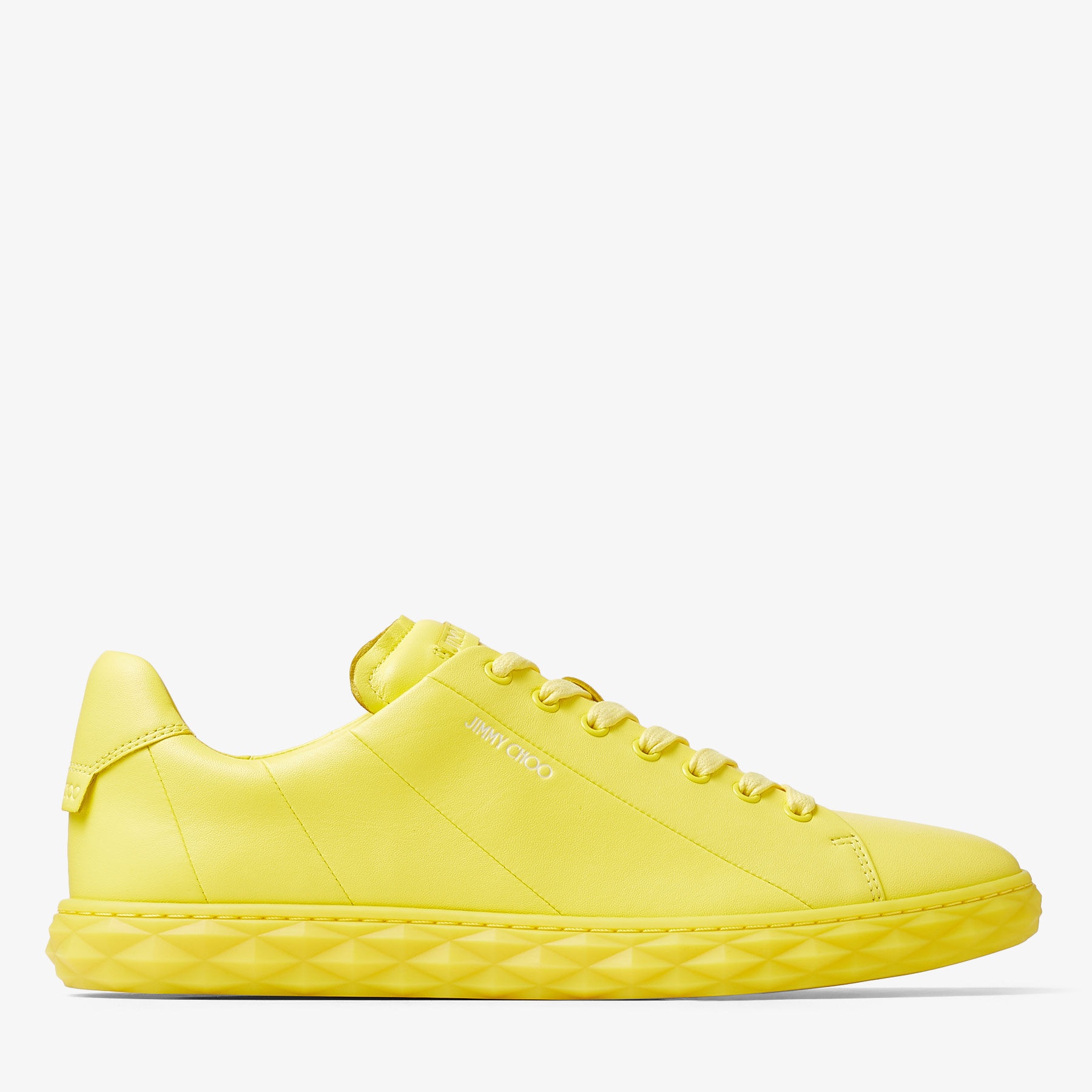 Diamond Light/M
Soft Yellow Nappa Leather Low-Top Trainers - 1