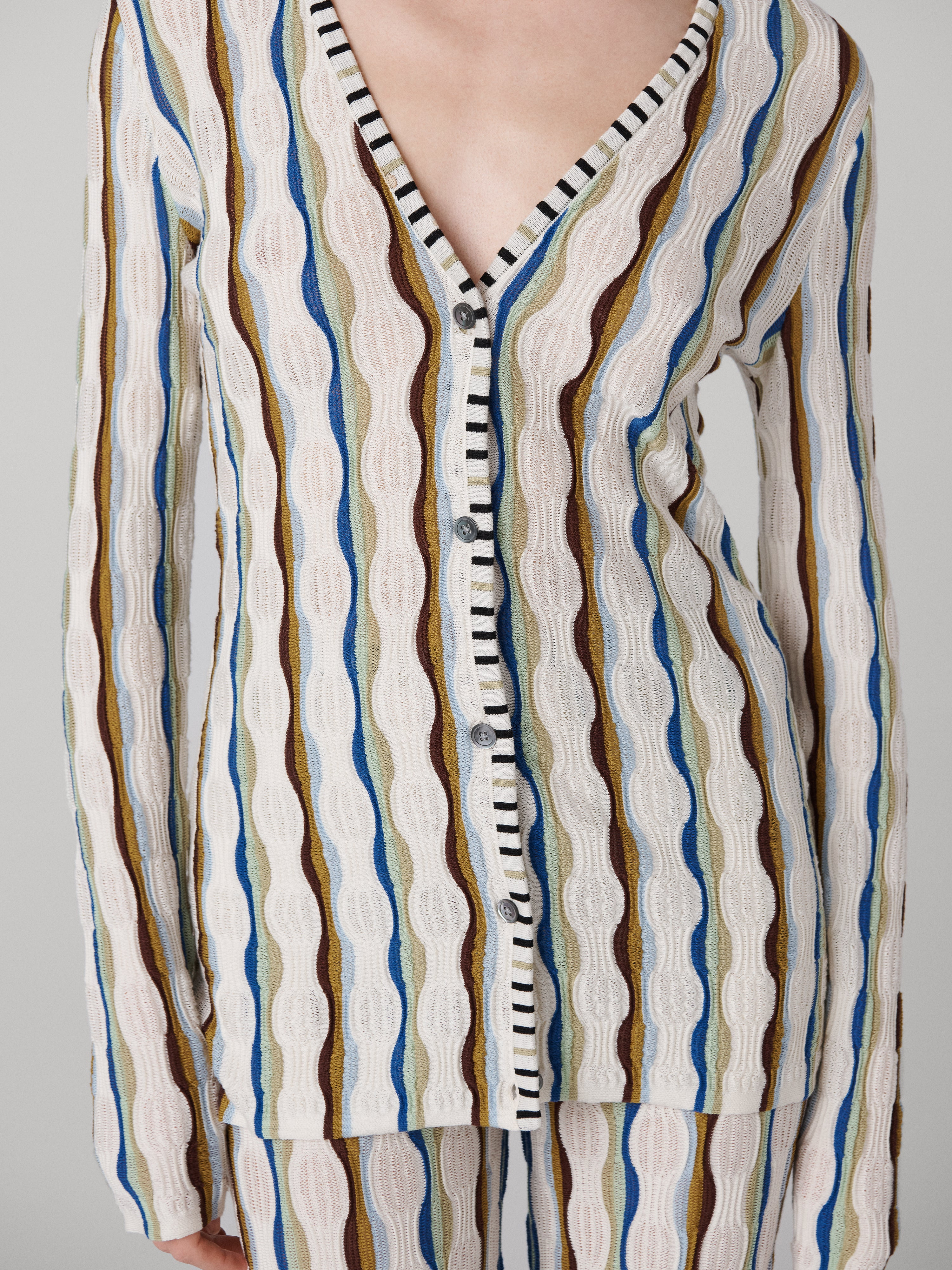 Sailor Silk Knit Cardigan - 3