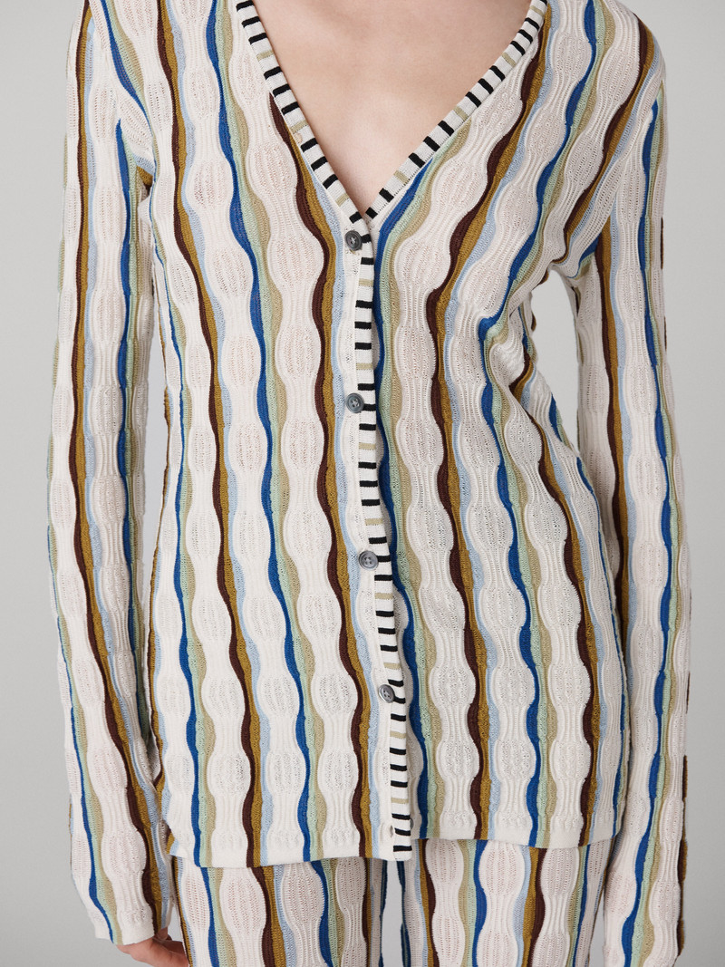 Sailor Silk Knit Cardigan 3