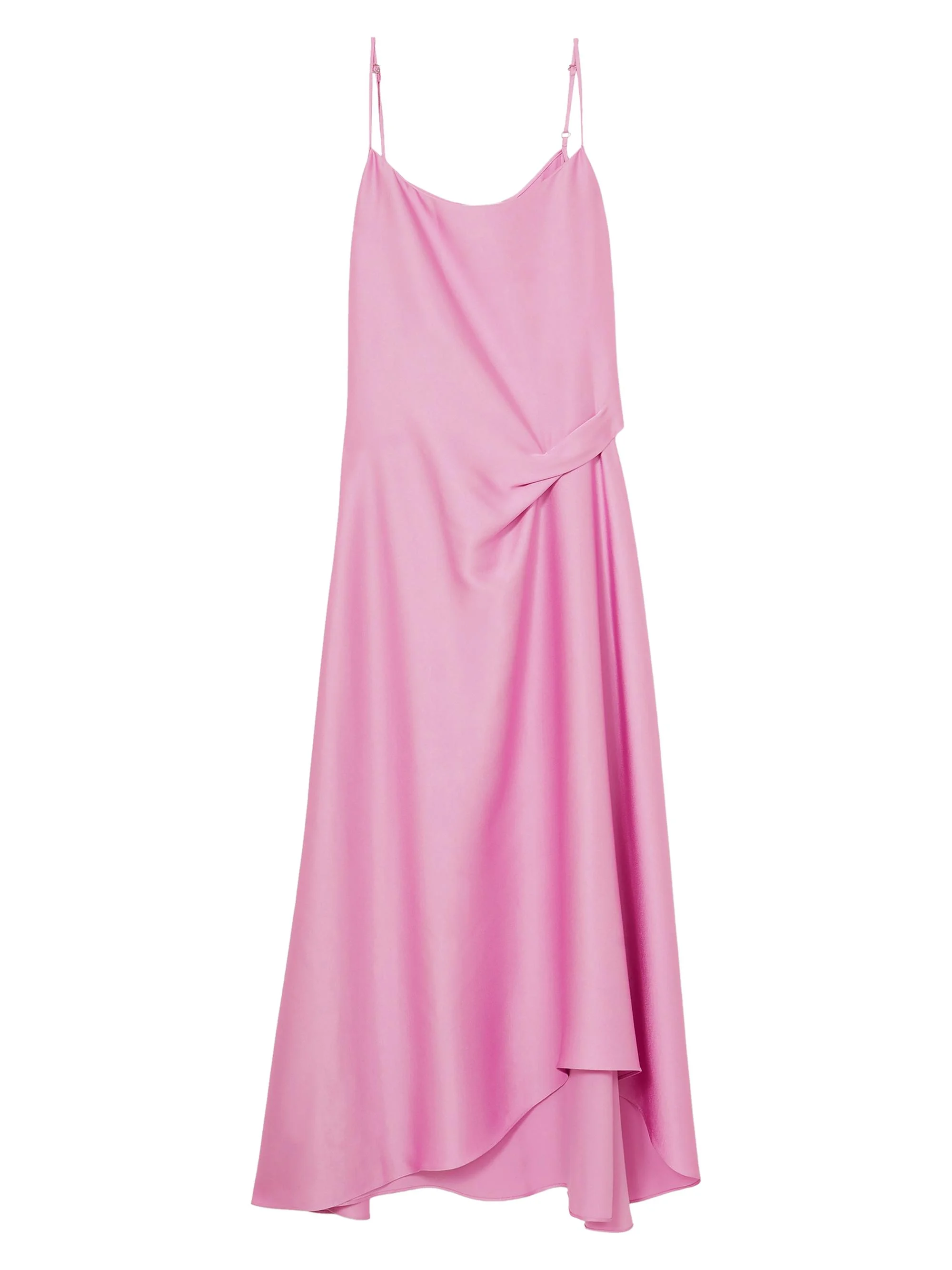 Women's Zoey Draped Slip Dress - Pink - 1