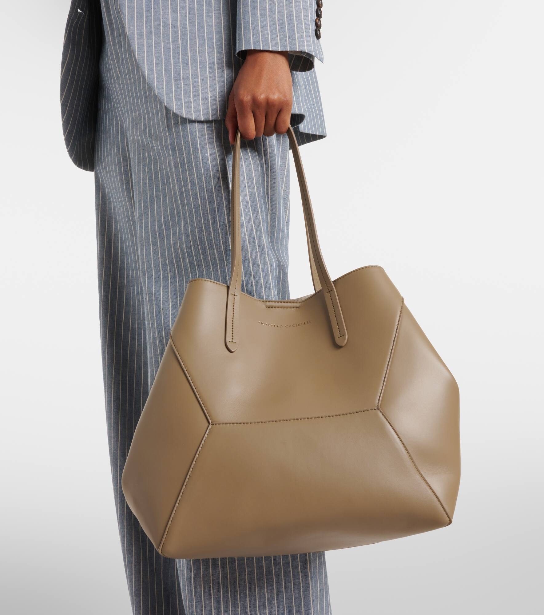 BC Duo Large leather tote bag - 2