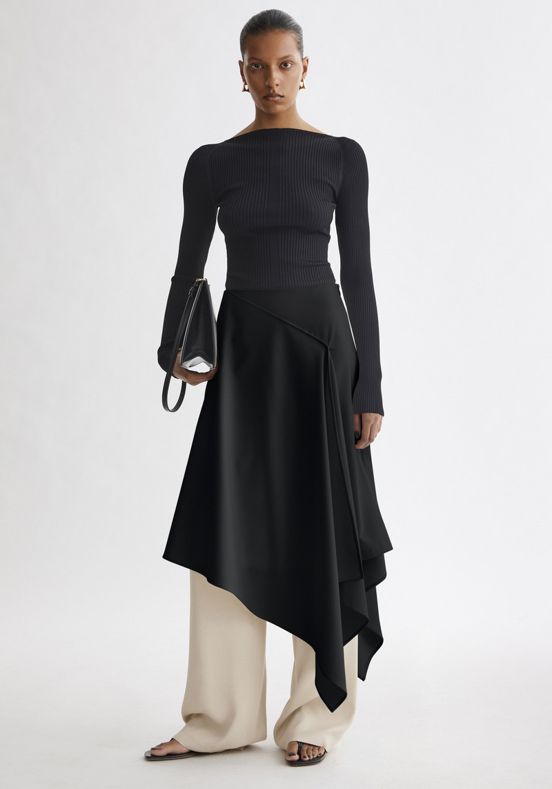 MELLOW Asymmetrical maxi skirt 3